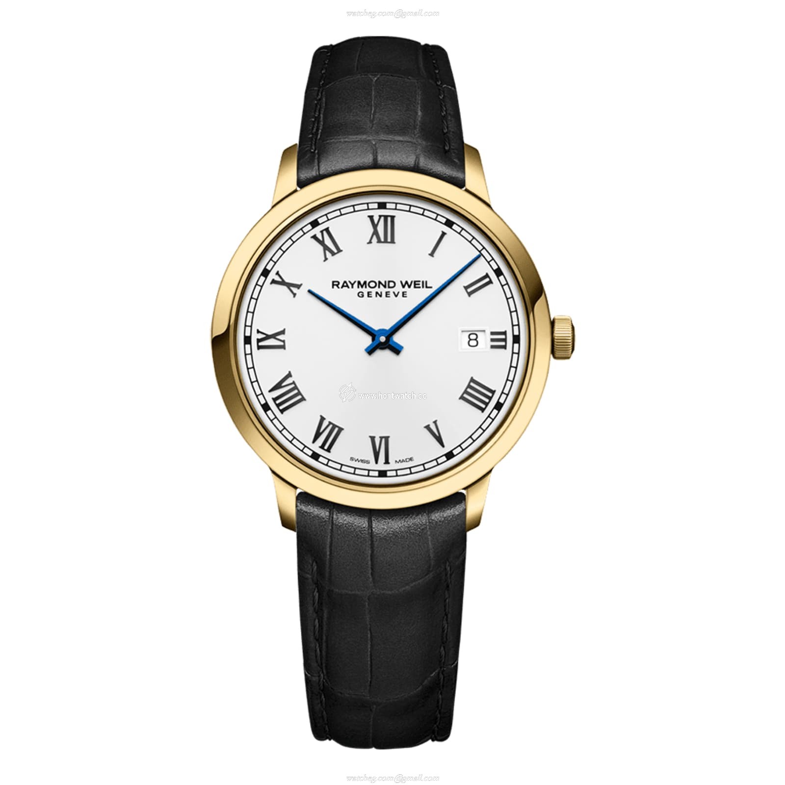 Raymond Weil Toccata 39mm Watch - White Dial & Roman Numerals | Quartz