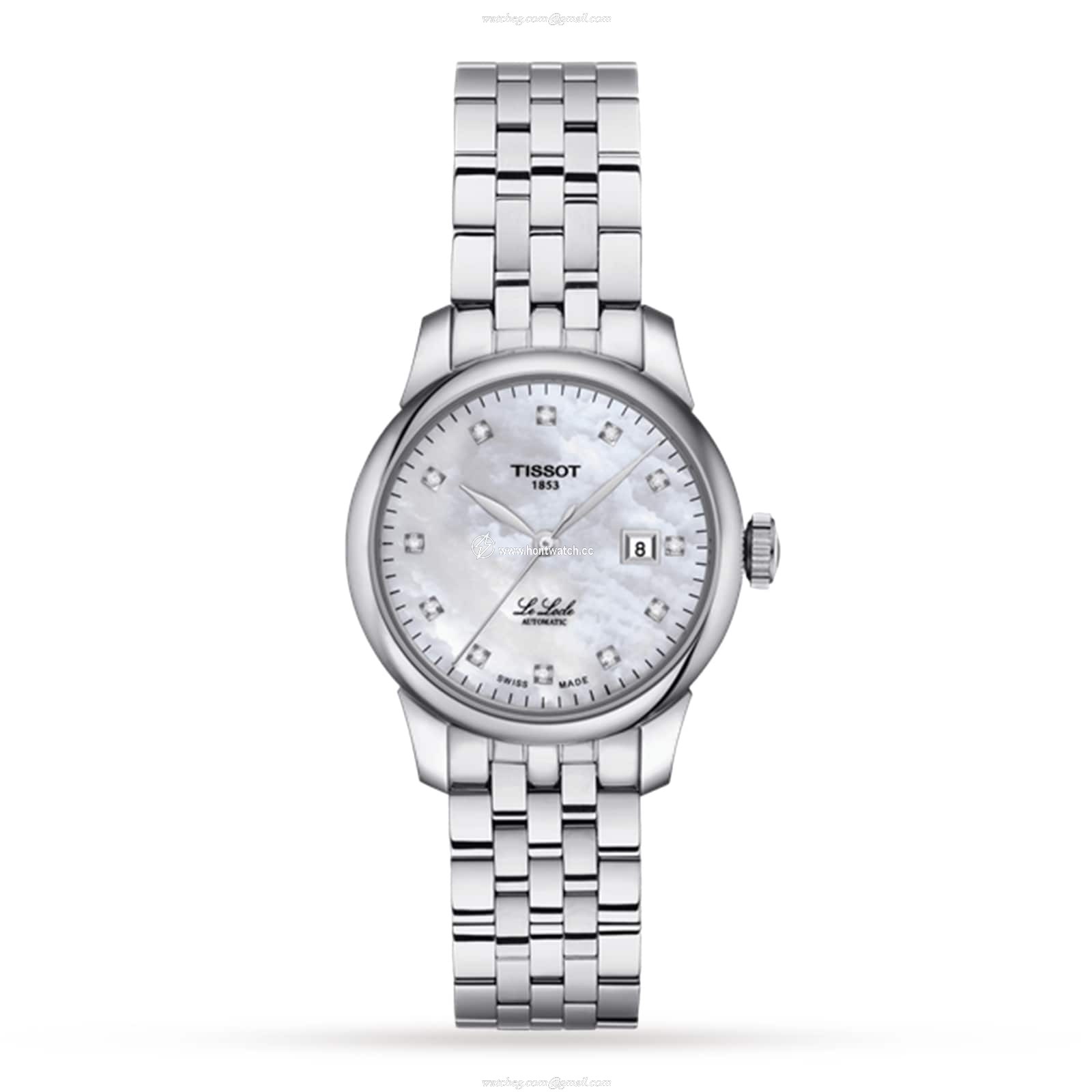 Tissot Le Locle Automatic Watch - Mother of Pearl Dial & Diamond Markers