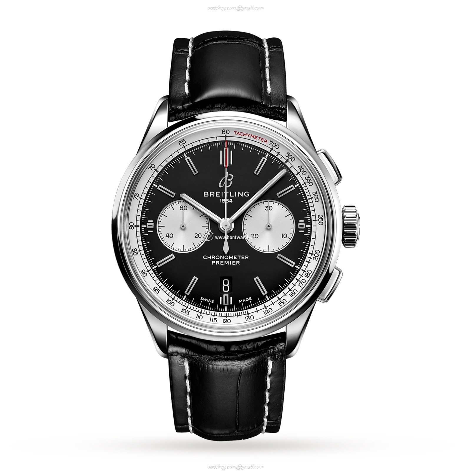 Breitling Premier AB0118371B1P1 | 42mm Stainless Steel Automatic Black Watch