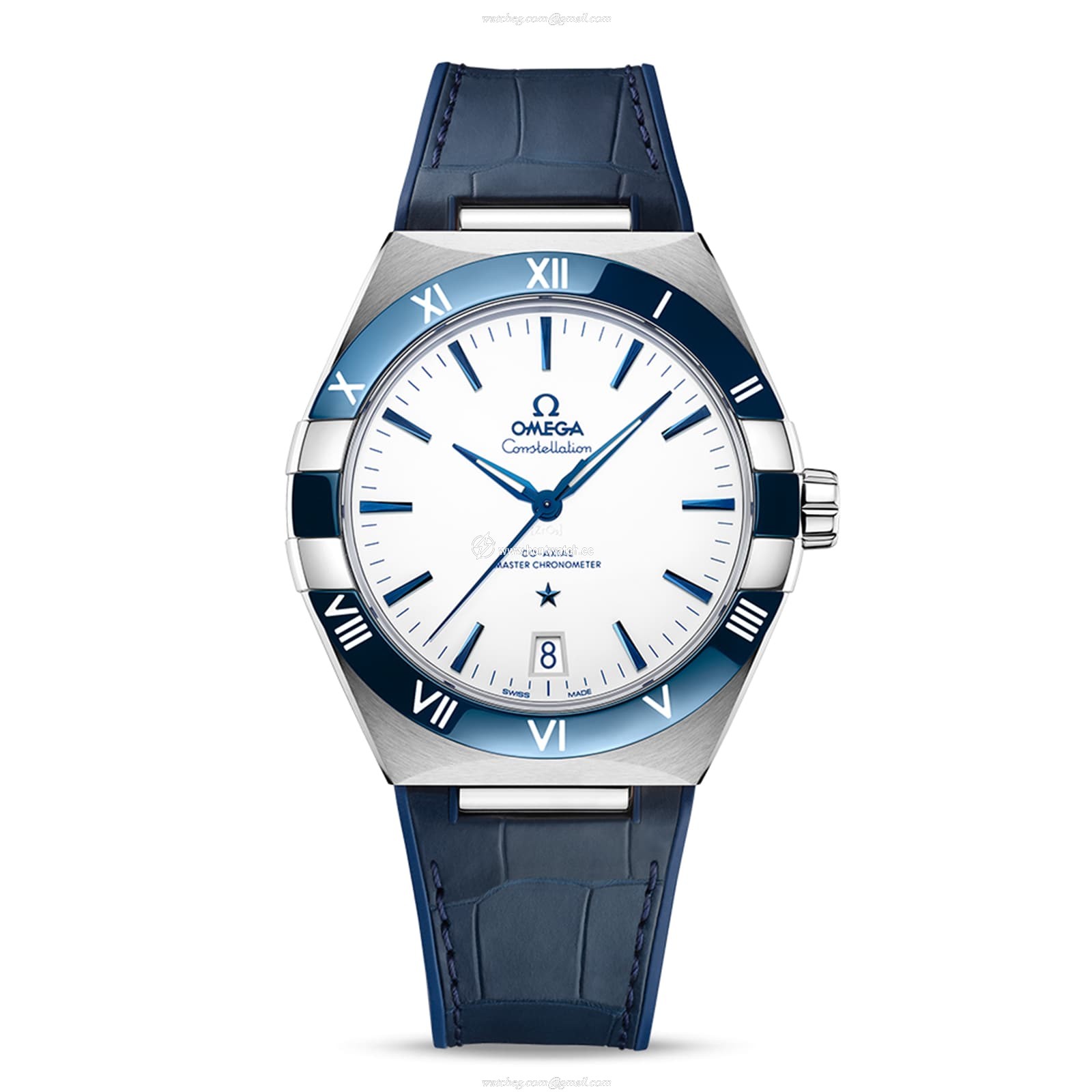 Omega Constellation 41mm Automatic - Stainless Steel White Dial Replica Watch