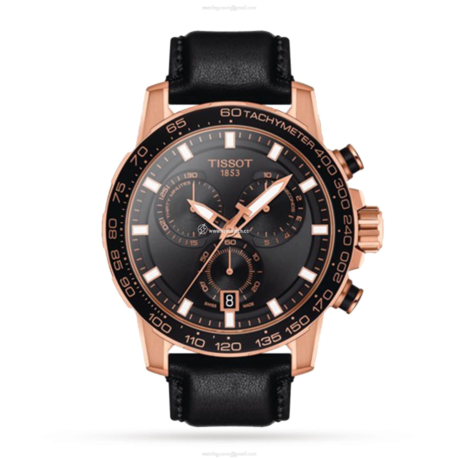 Tissot T-Sport Chrono Watch - 45.5mm Black Dial - Stainless Steel & PVD