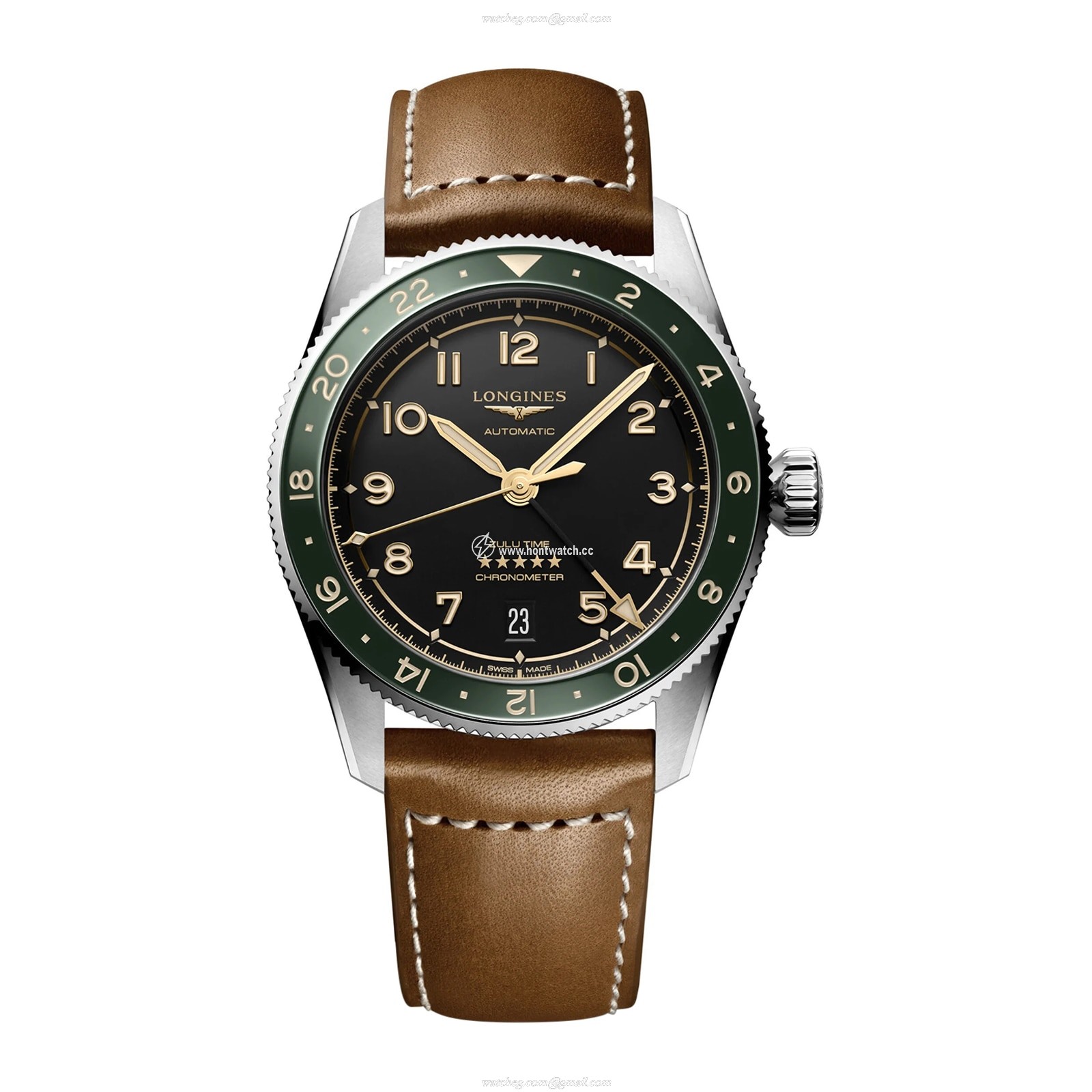 Longines Heritage Avigation L38024632 | 39mm Automatic Grey Dial | Stainless Steel & Ceramic