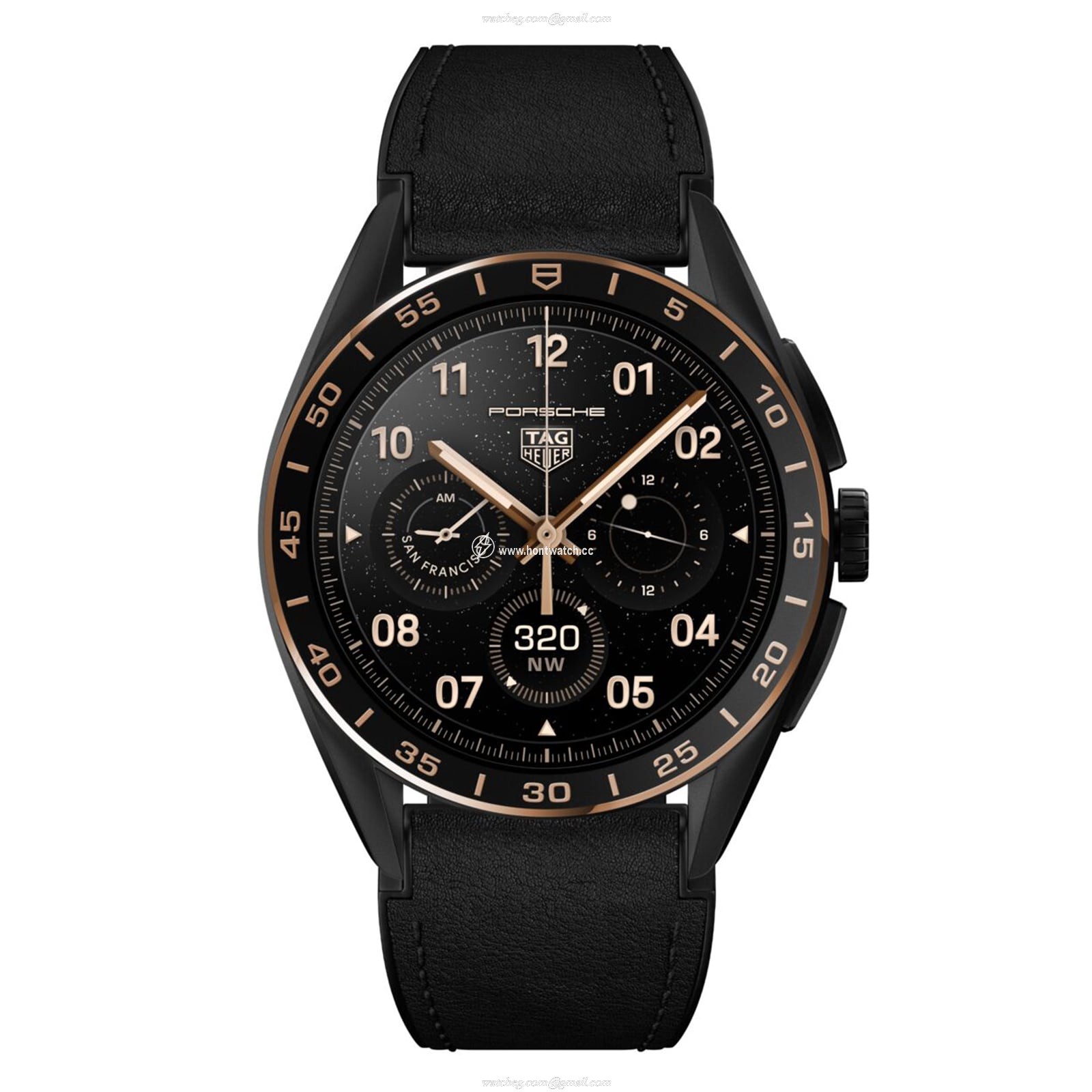 TAG Heuer Connected Smartwatch - 45mm Ceramic & Titanium Black Dial