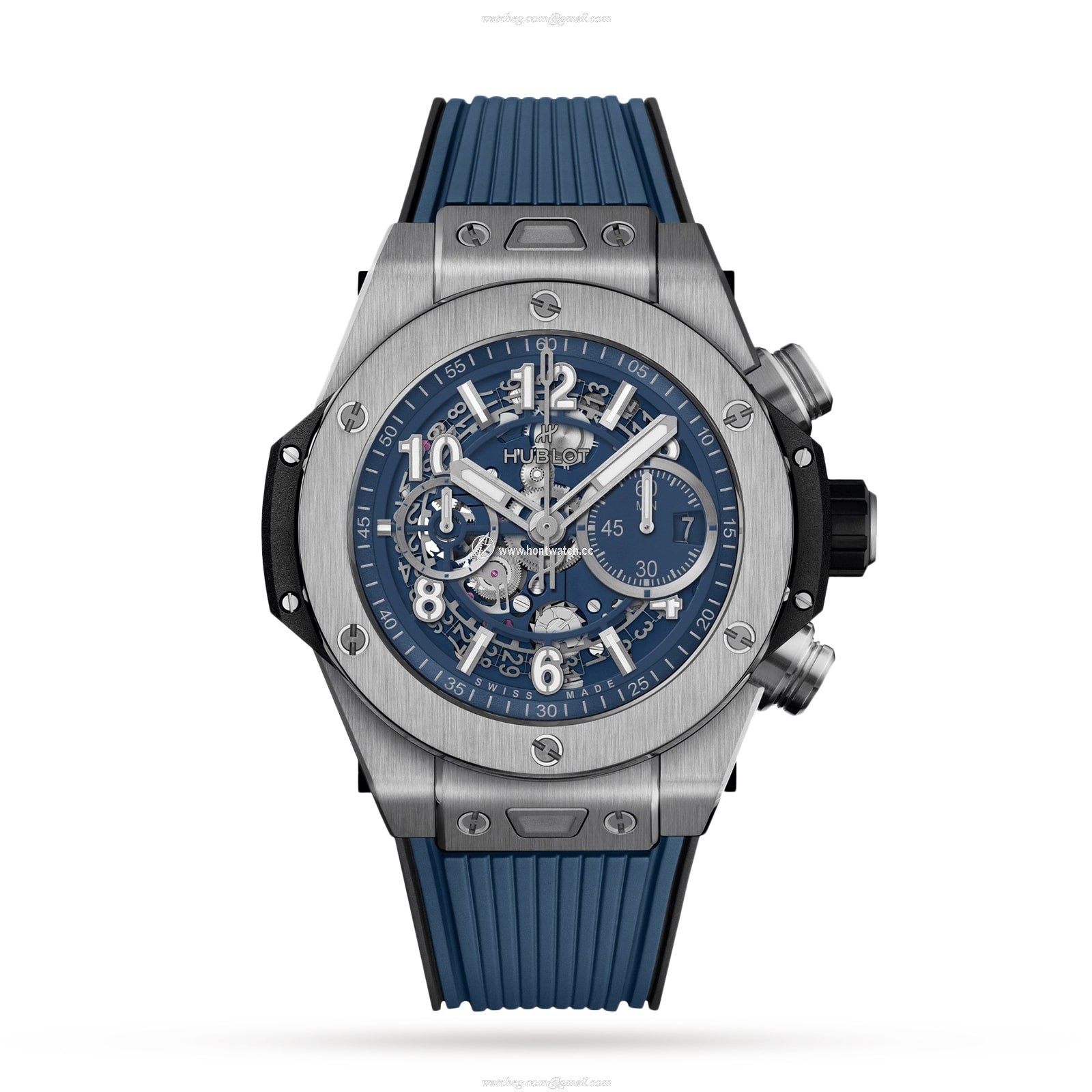 Hublot Big Bang 421.NX.5170.RX - 44mm Titanium Automatic Blue Replica