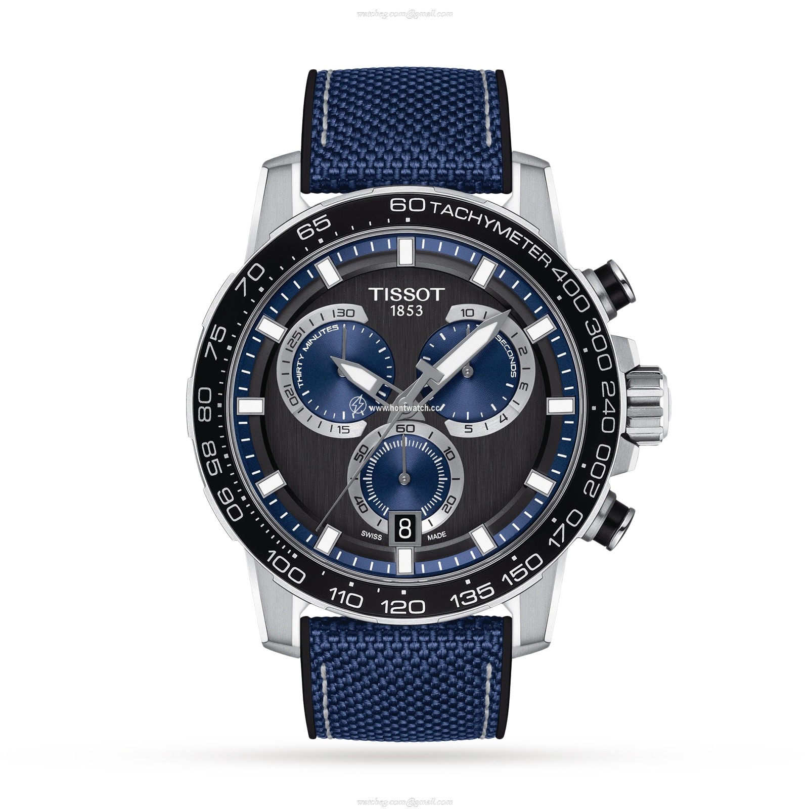 Tissot Supersport Chrono - 45.5mm Stainless Steel Black Dial Quartz Watch