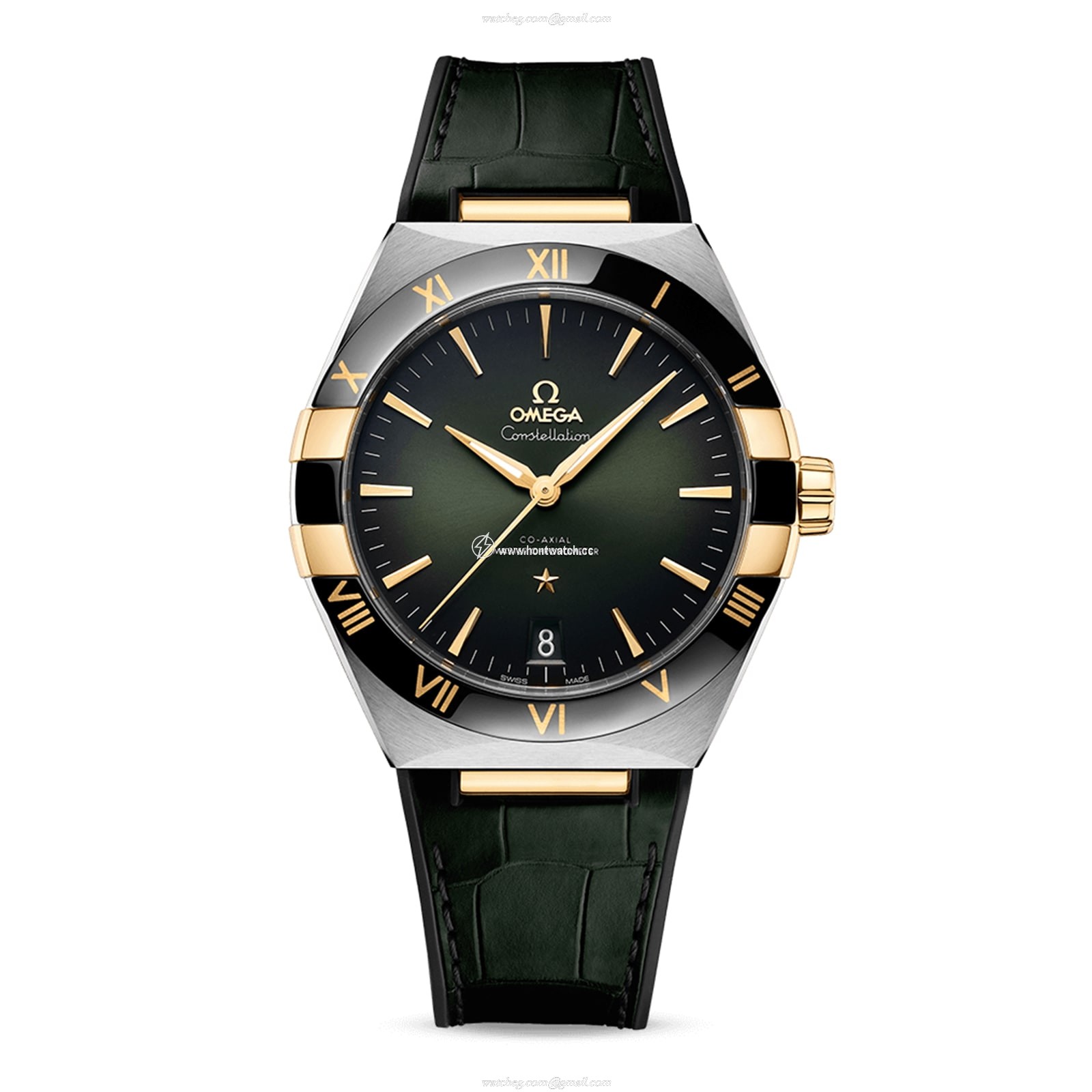 Omega Constellation 41mm Automatic Green Dial - Stainless Steel & 18ct Gold