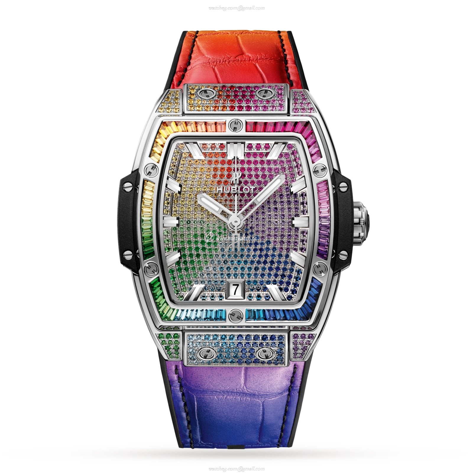 Hublot Spirit Of Big Bang Titanium Automatic | 39mm Multicoloured Gemstones