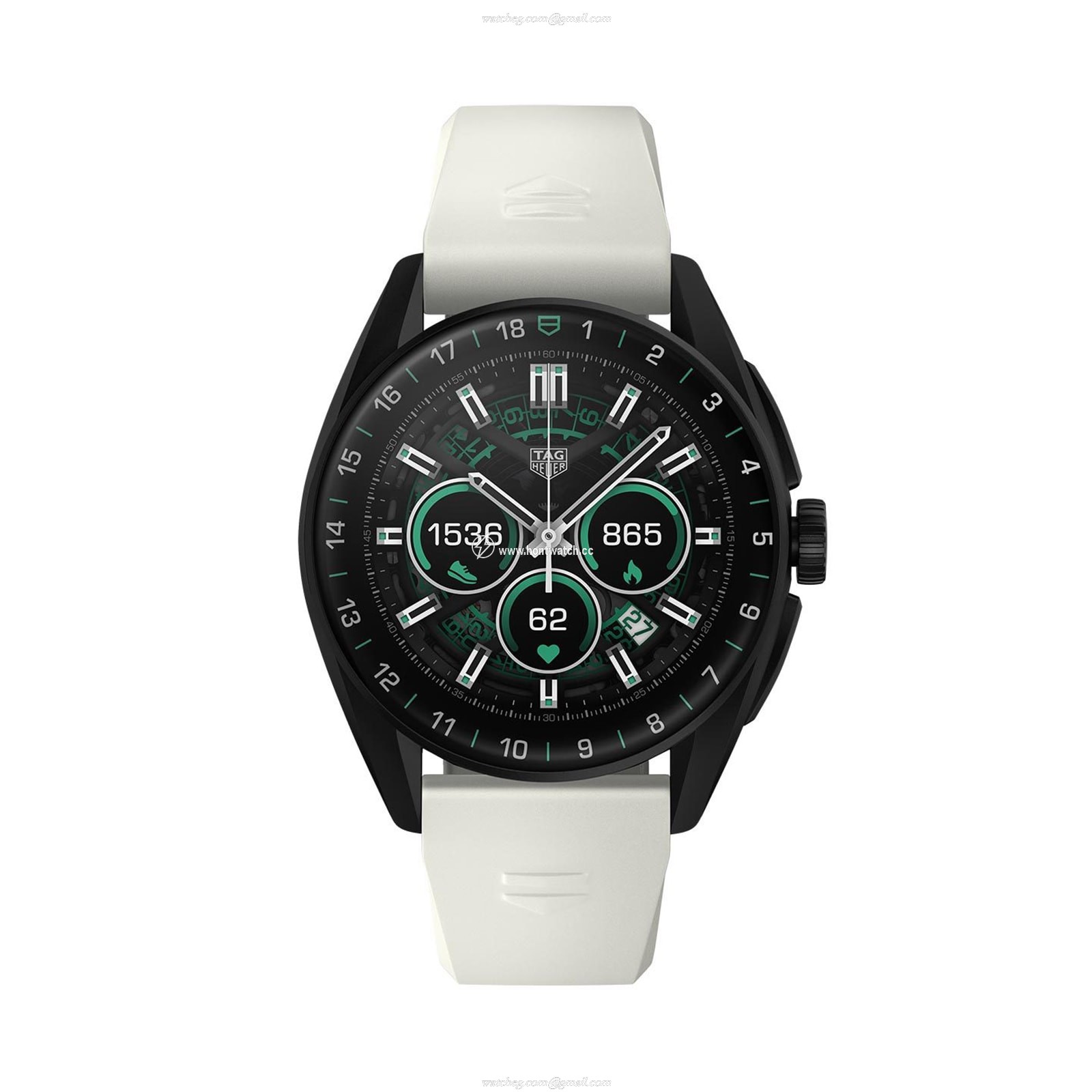 TAG Heuer Connected Golf Edition Smartwatch - 42mm Titanium DLC Black