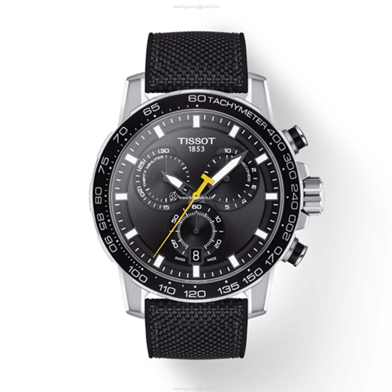 Tissot T-Sport Quartz Watch - Black Dial & Stainless Steel Case | 45.5mm