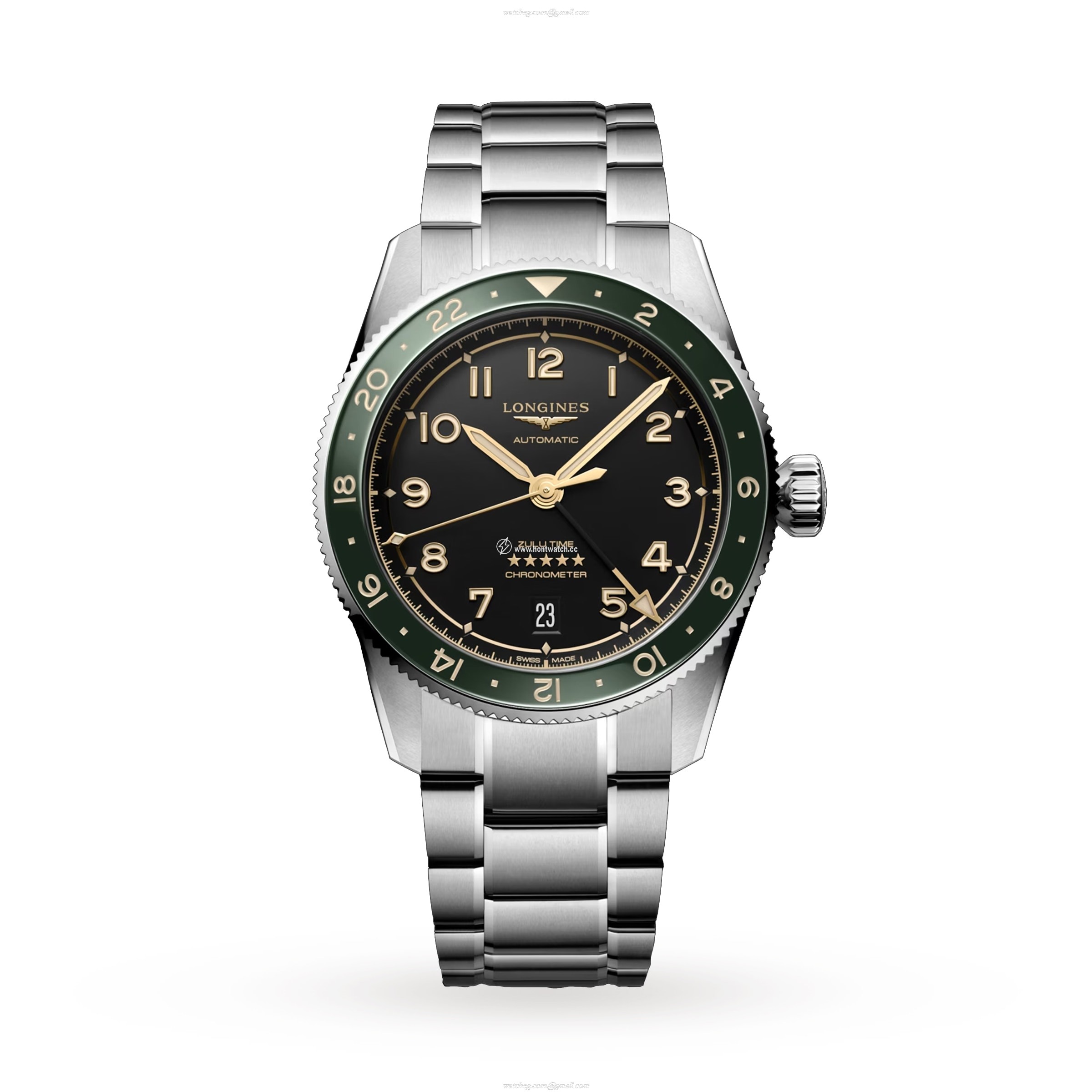 Longines Spirit L38024636 Automatic Grey Watch - 39mm Ceramic & Steel