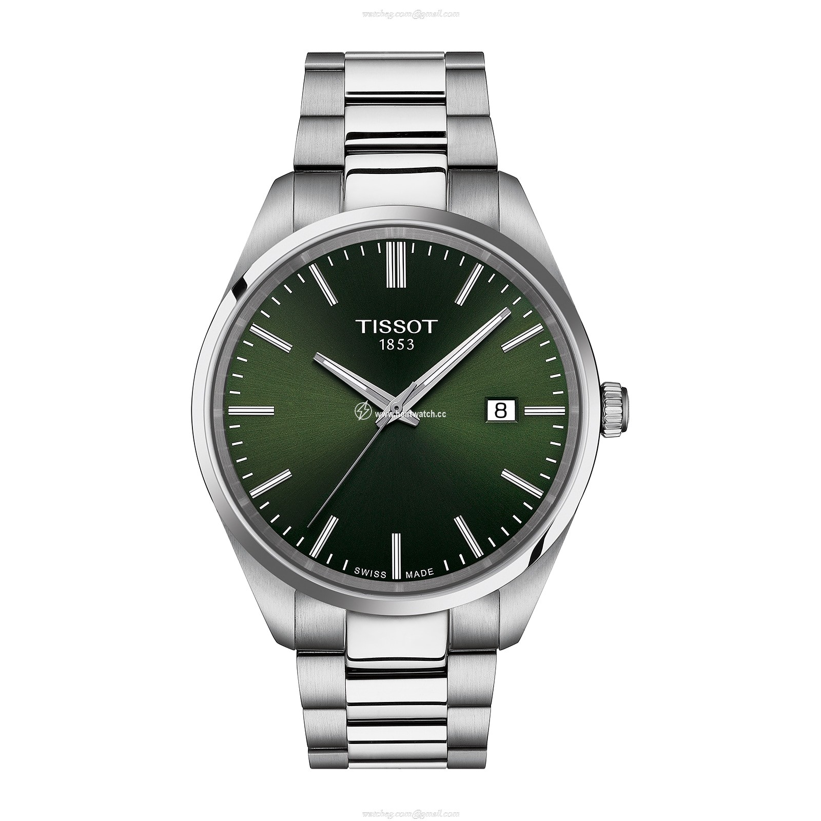 Tissot PR 100 Green Dial 40mm Stainless Steel Quartz Watch | T1504101109100