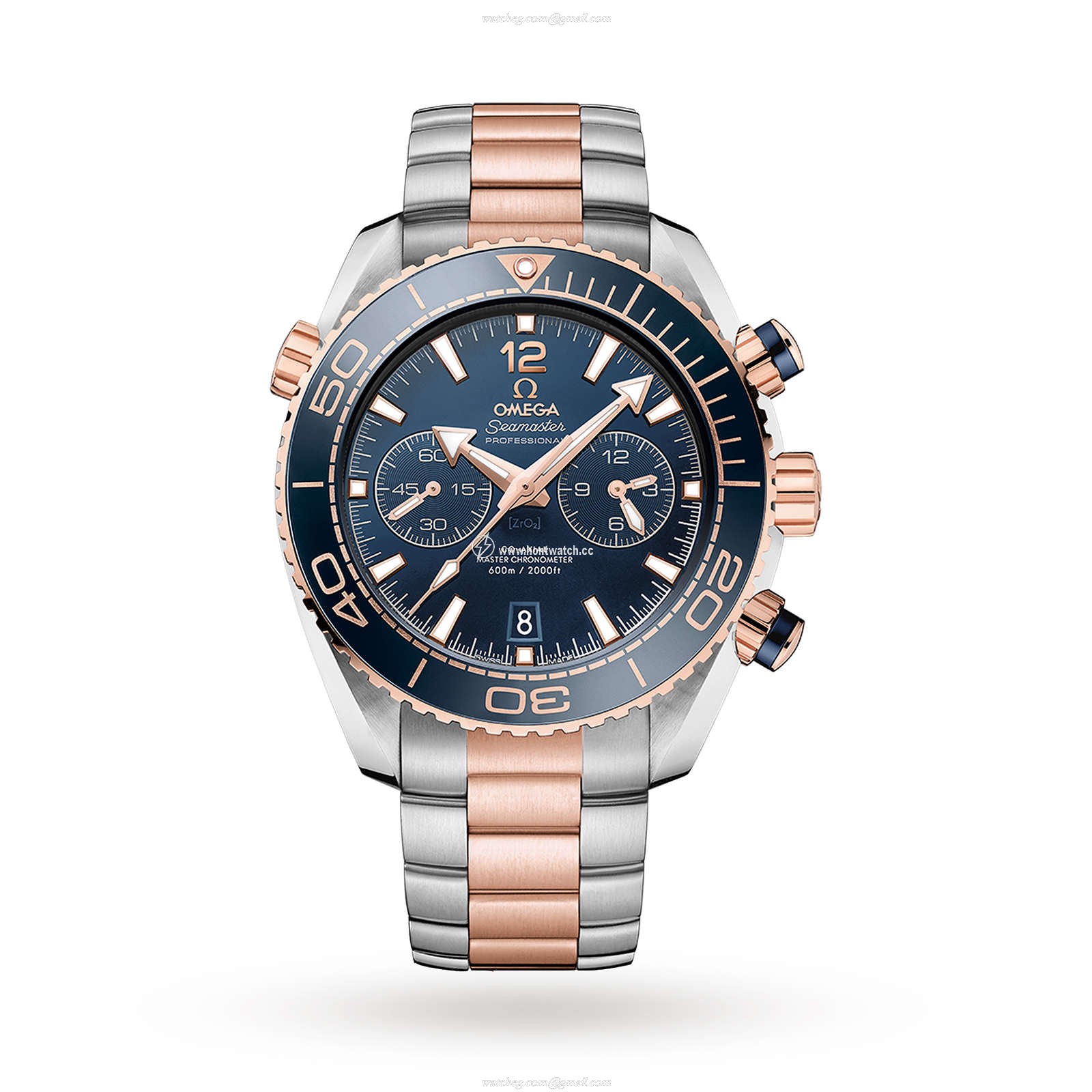 Omega Planet Ocean 45.5mm Blue Automatic Watch - Stainless Steel