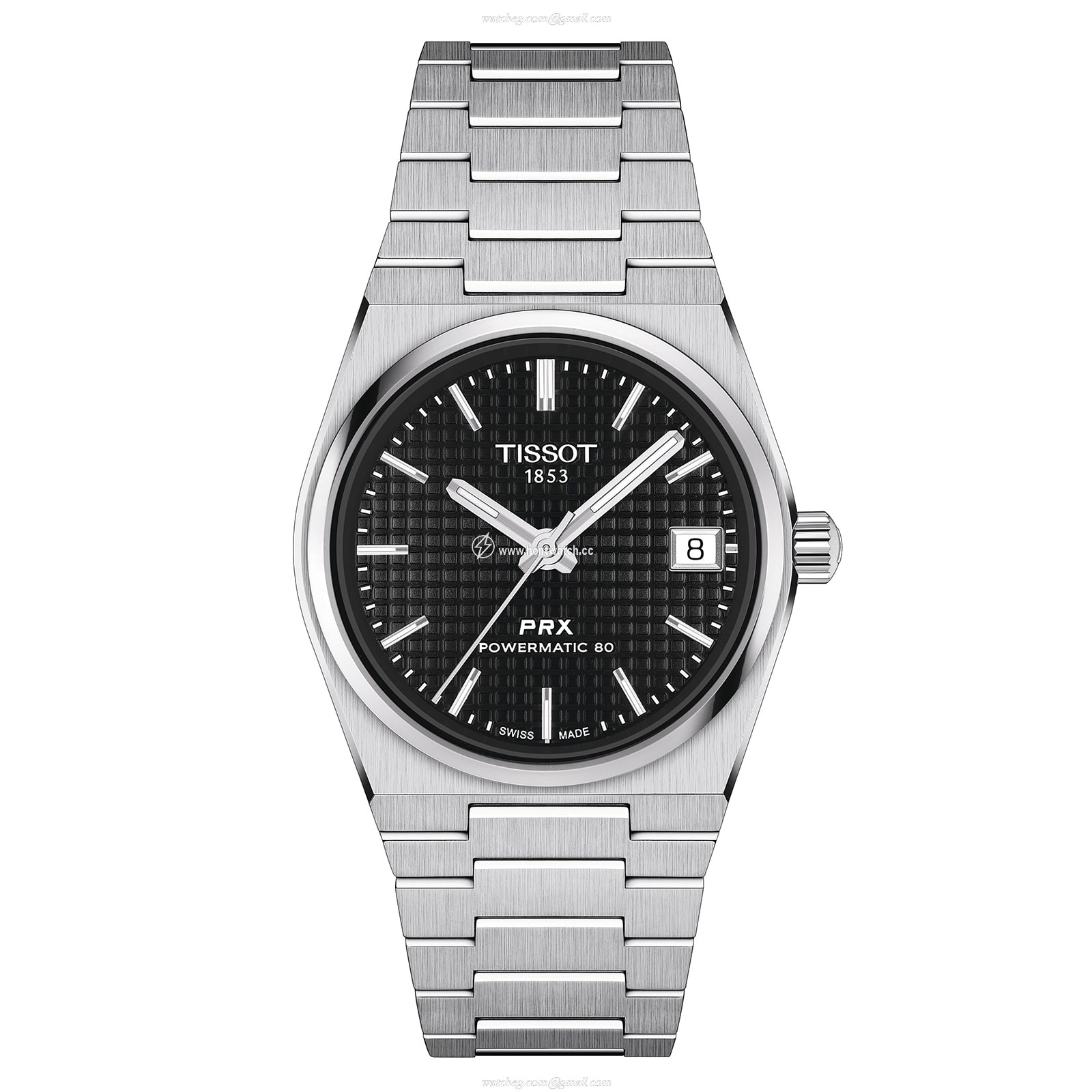 Tissot PRX 35mm Automatic Black Watch - Stainless Steel | 100M Water Resistant