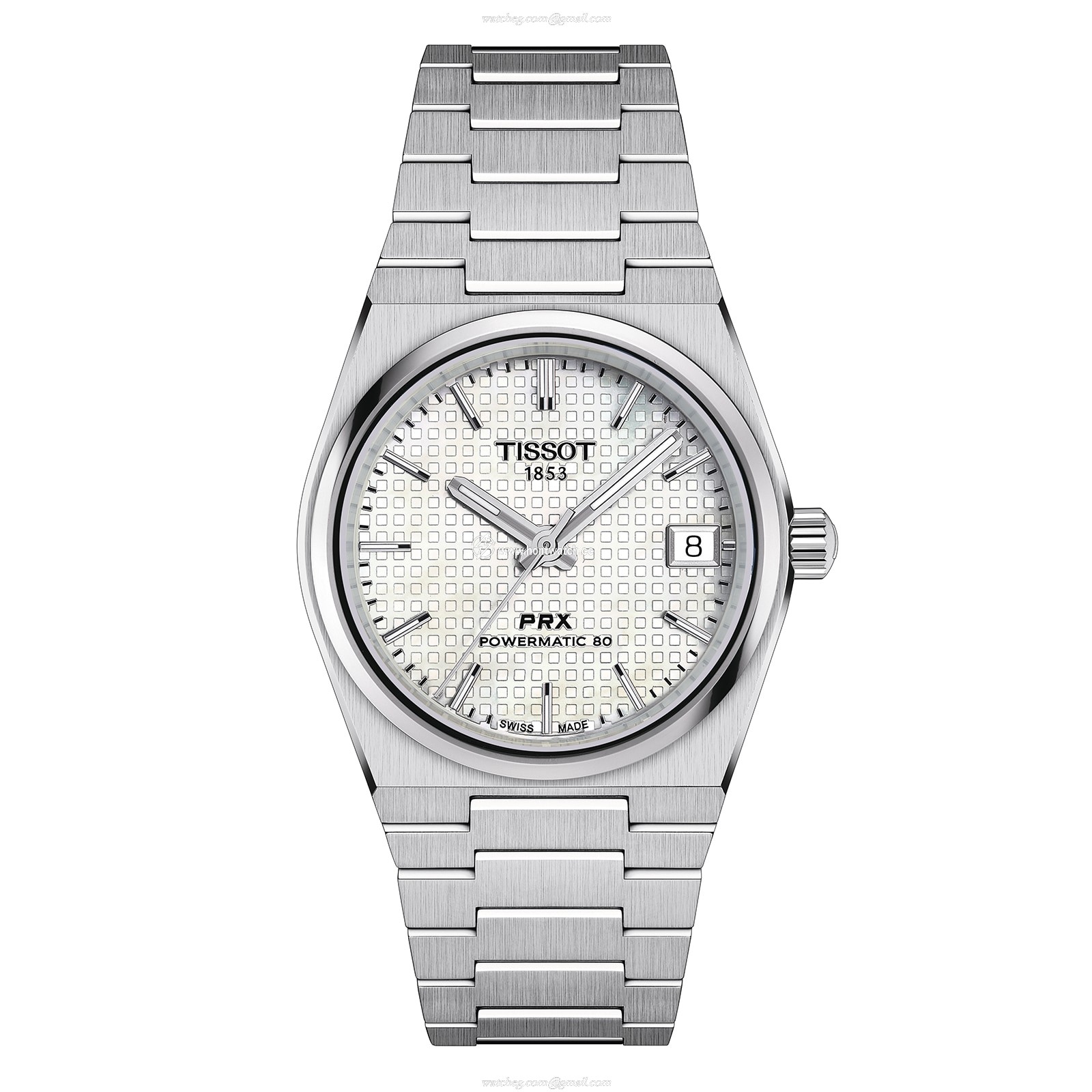 Tissot PRX 35mm Automatic Watch - White Dial Stainless Steel