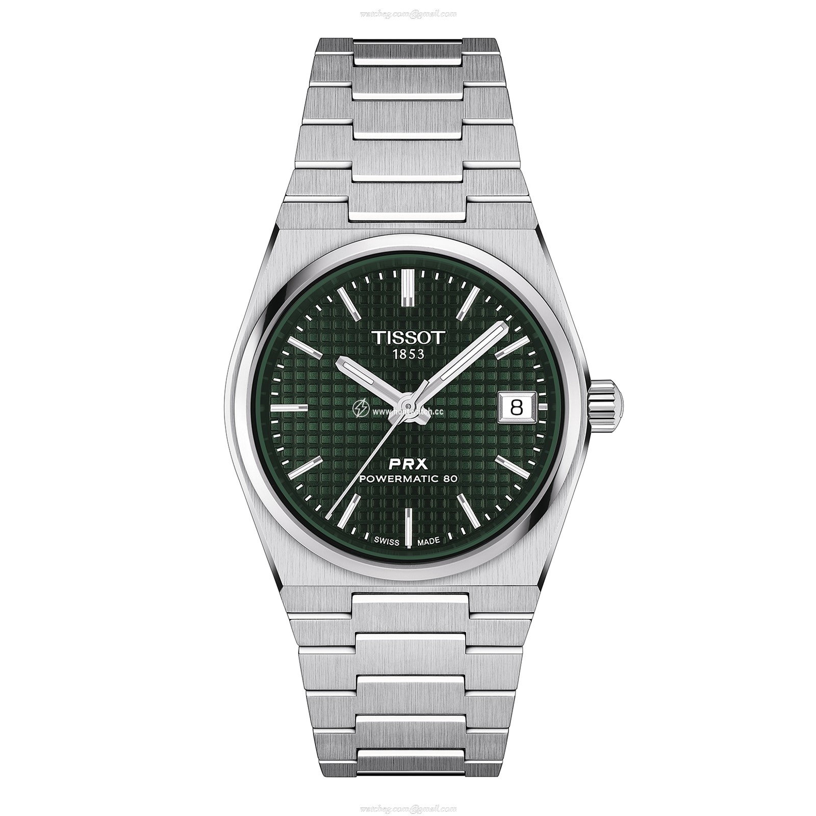 Tissot PRX 35mm Automatic Green Watch - Stainless Steel | 100M Water Resistant