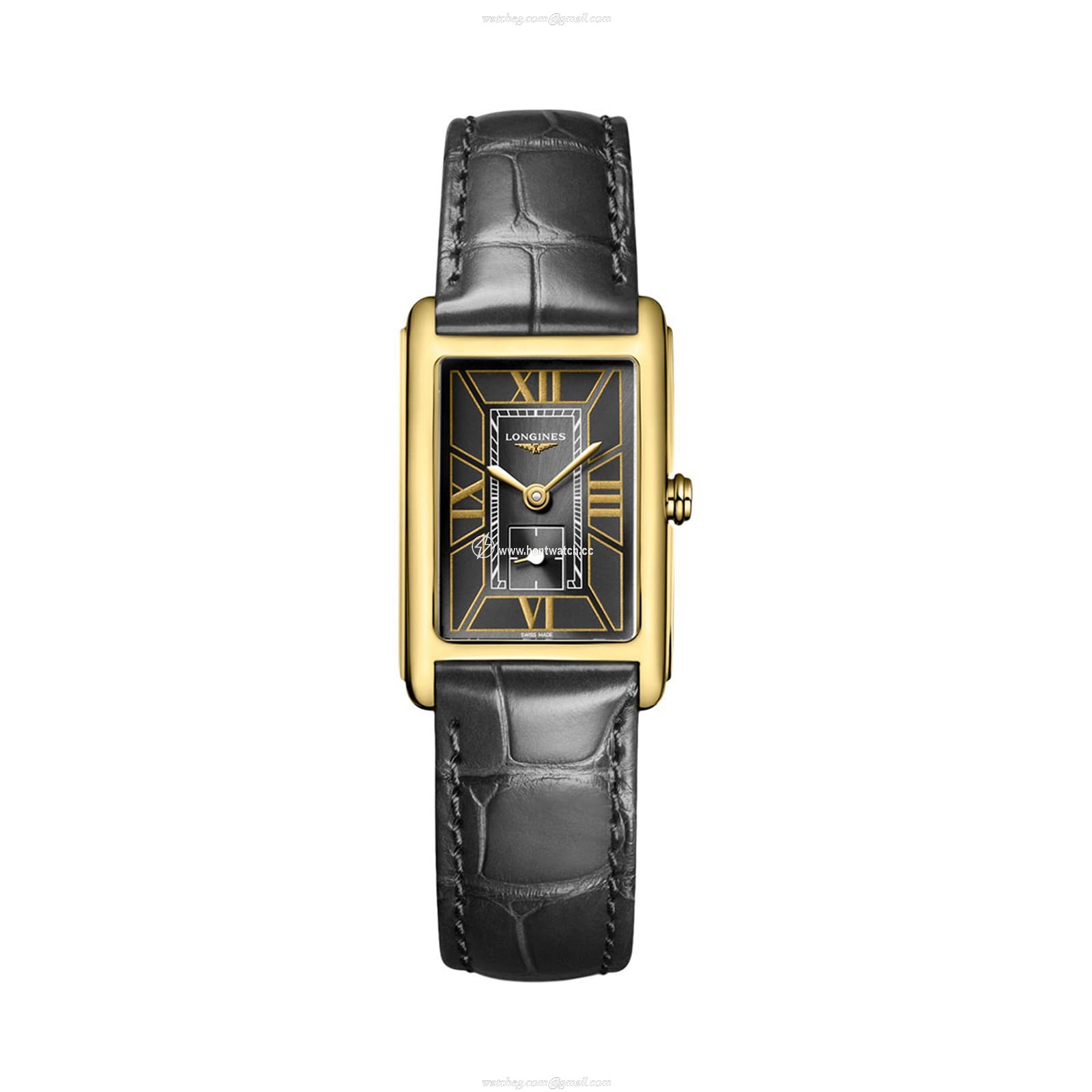 Longines Dolce Vita 18ct Yellow Gold Quartz Watch | 32mm Grey Dial