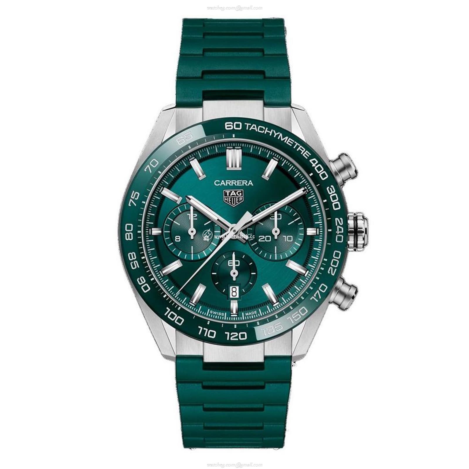 TAG Heuer Carrera CBN2A1N.FT6238 | 44mm Green Automatic Watch