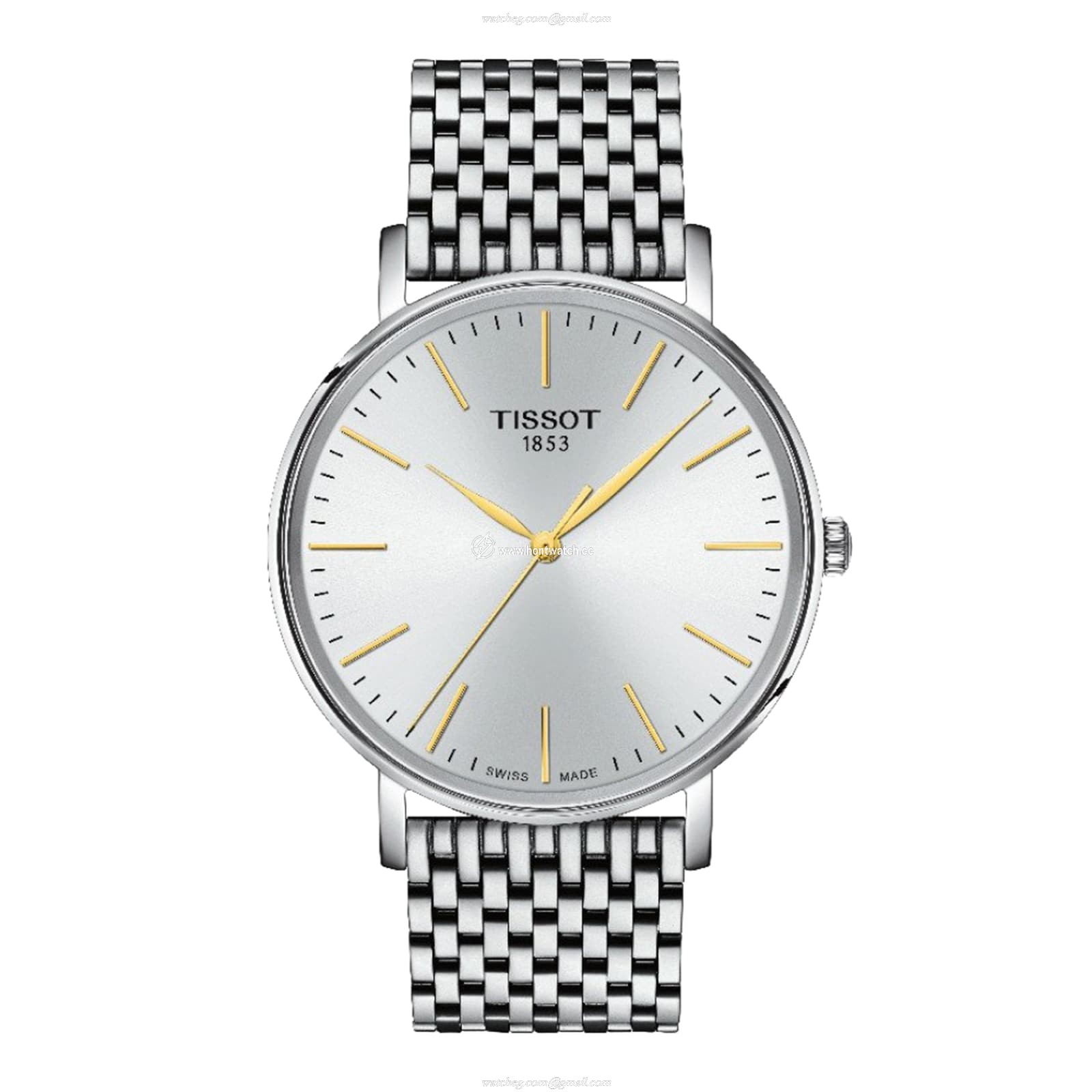 Tissot T-Classic T1434101101101 | 40mm Stainless Steel Quartz Watch - Silver