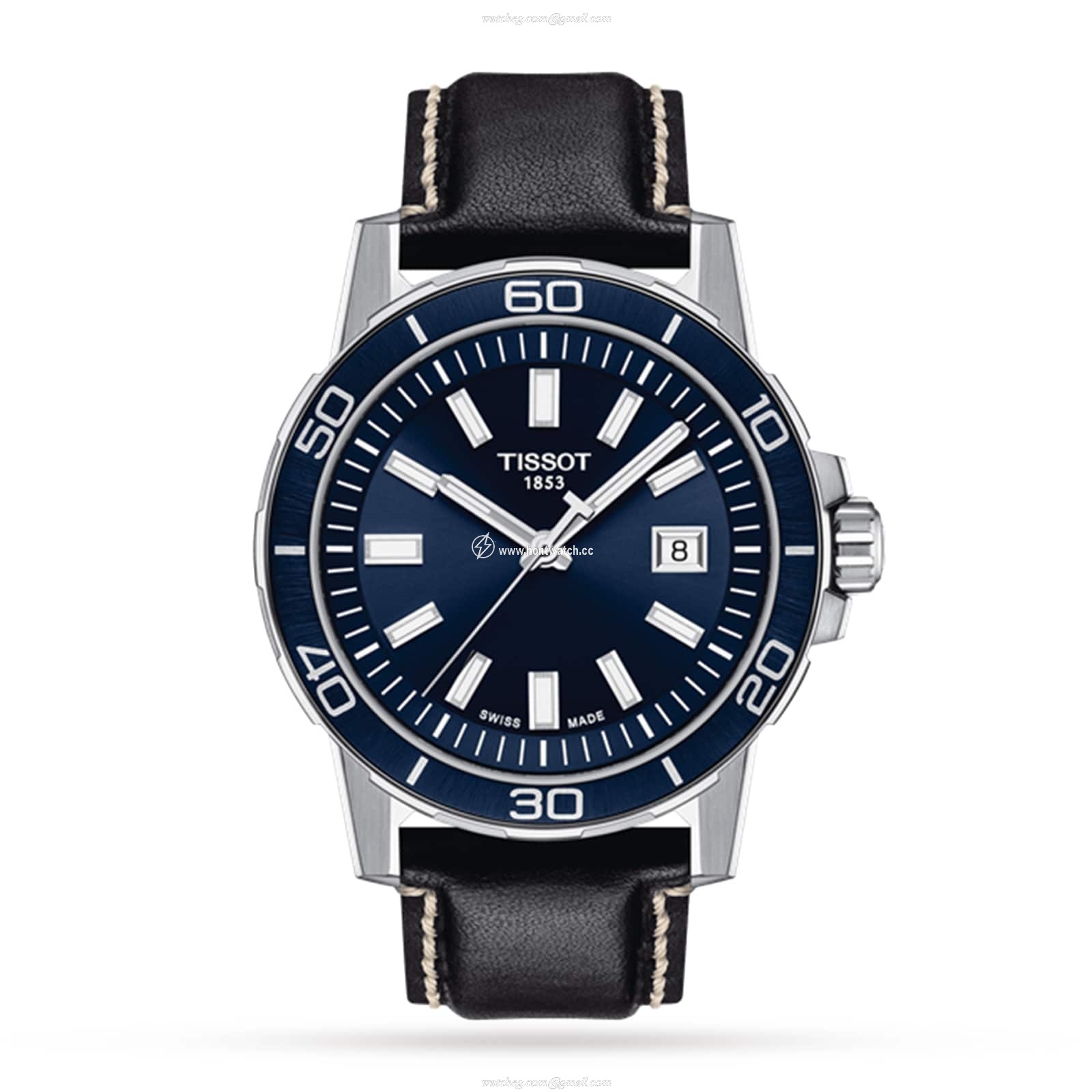 Tissot Supersport Chrono Blue Dial 44mm Stainless Steel Quartz Watch