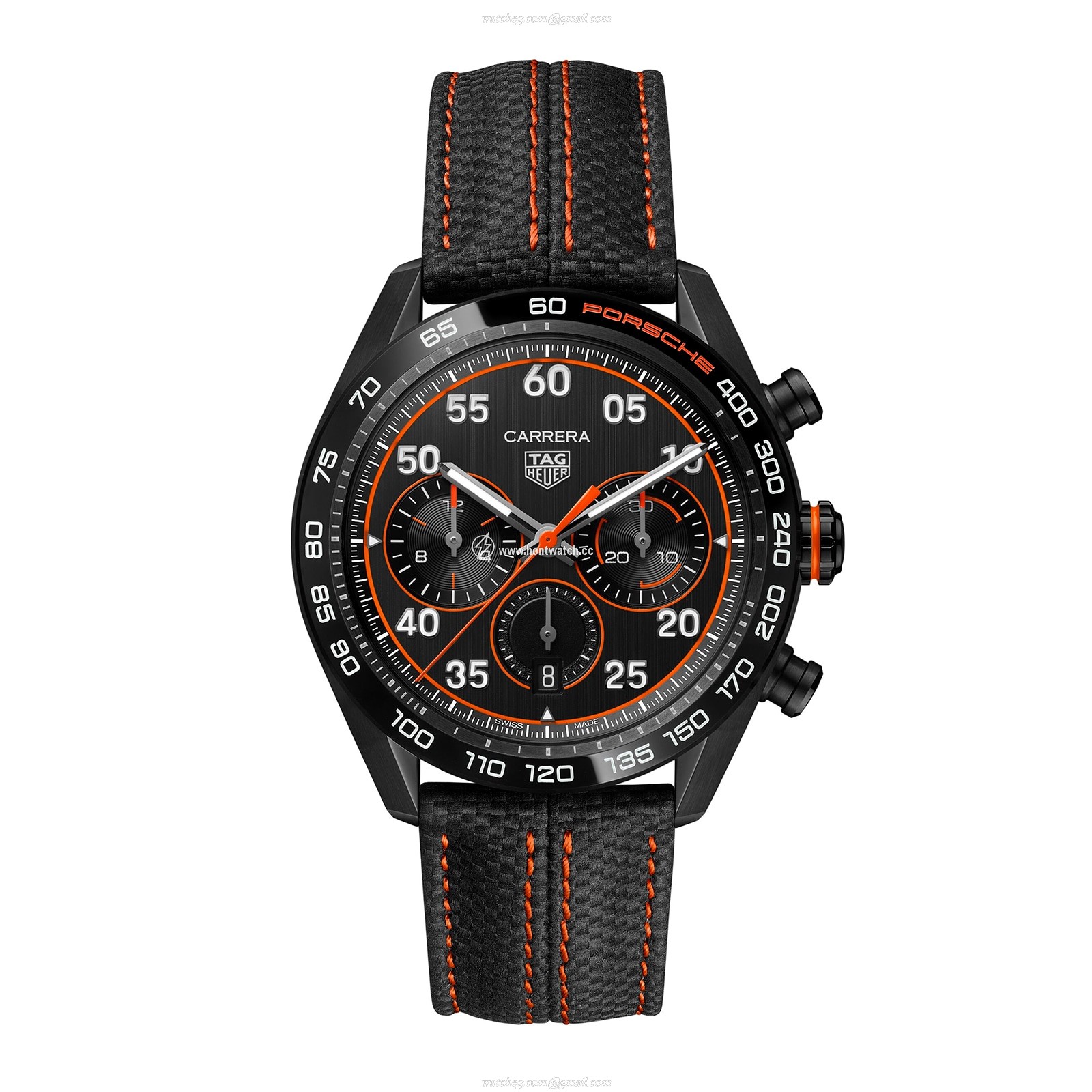 TAG Heuer Carrera CBN2A1M.FC6526 - 44mm Titanium DLC Automatic Watch
