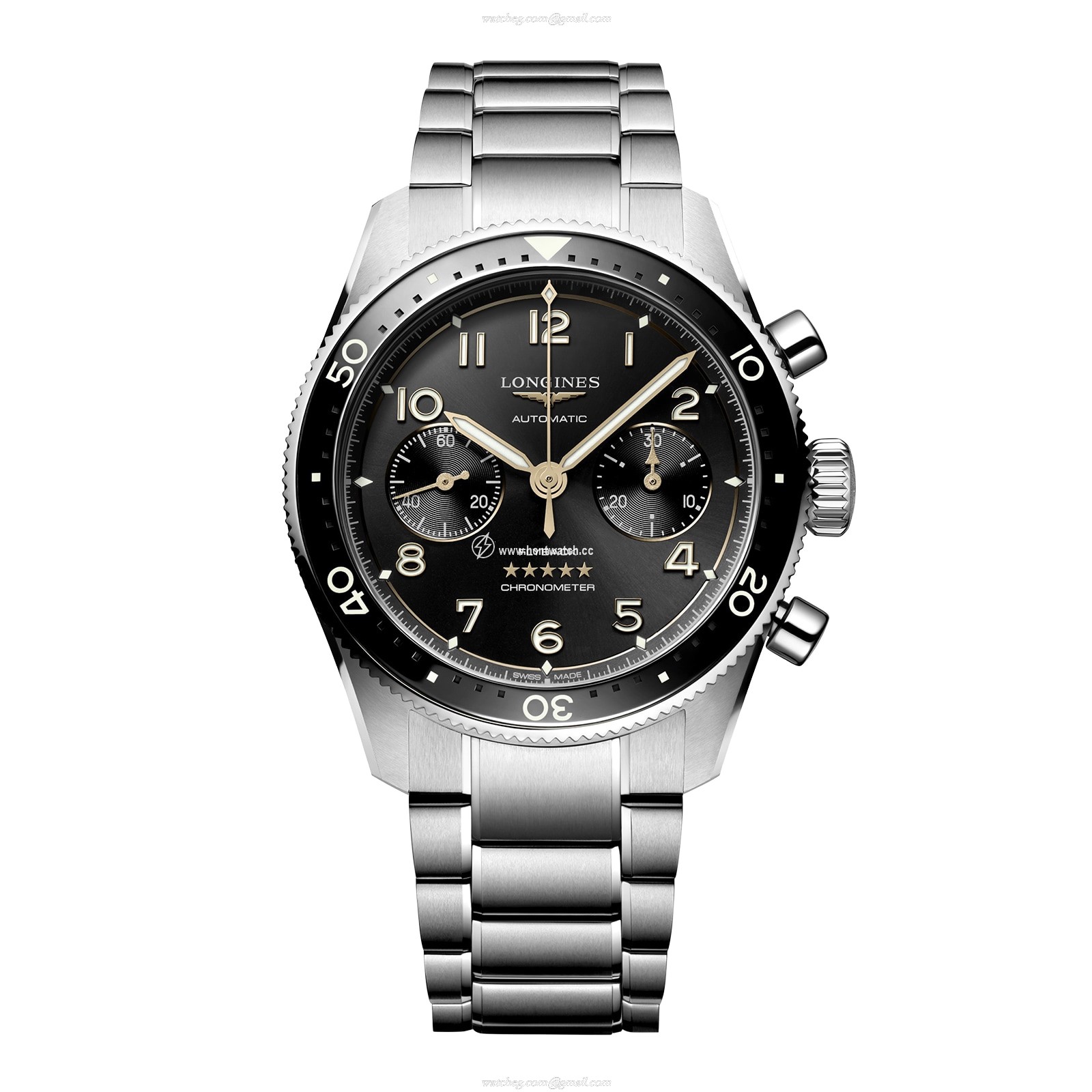 Longines Spirit L38214536 Automatic Black Dial - 42mm Stainless Steel