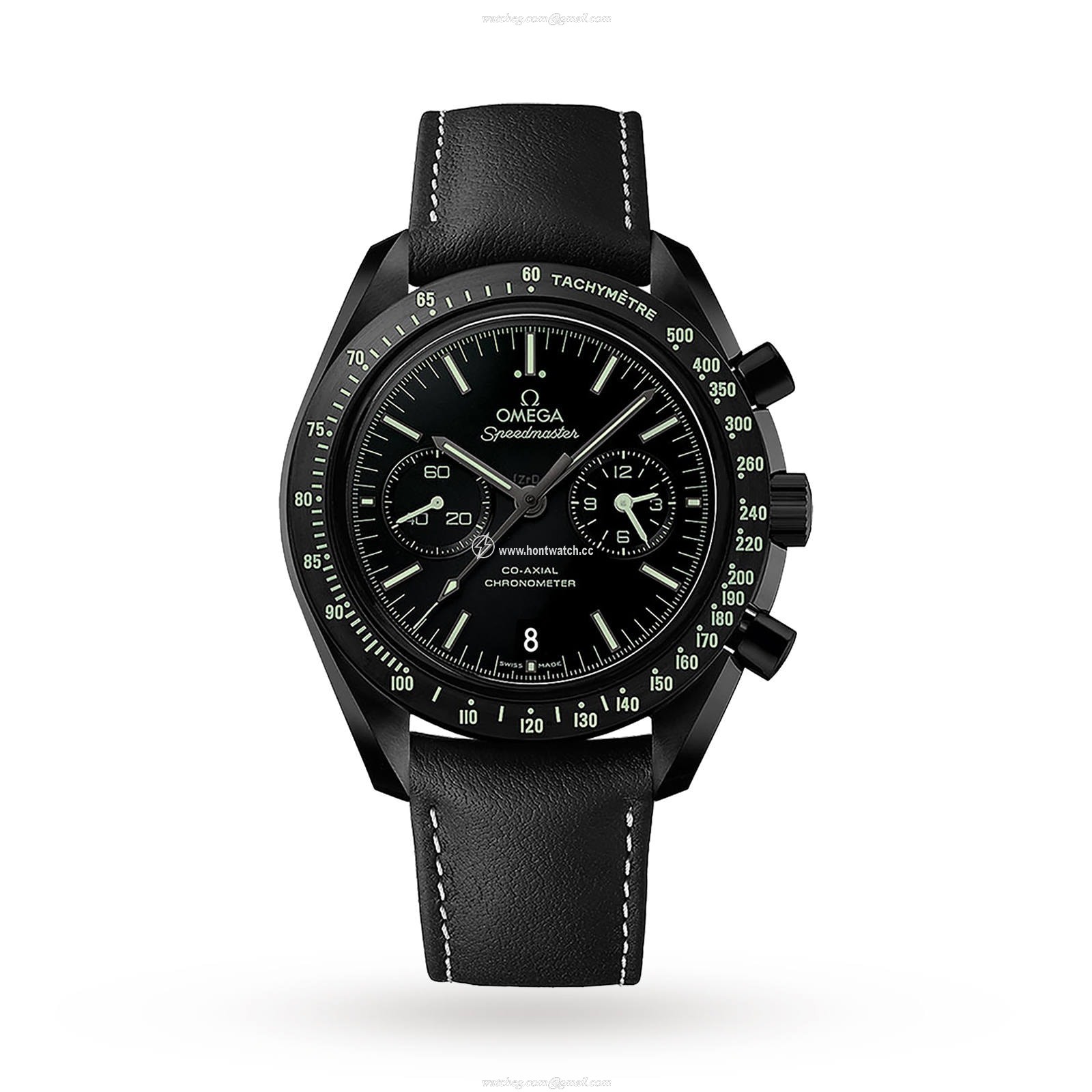 Omega Speedmaster Apollo 8 Ceramic Automatic Black Watch - 44.25mm