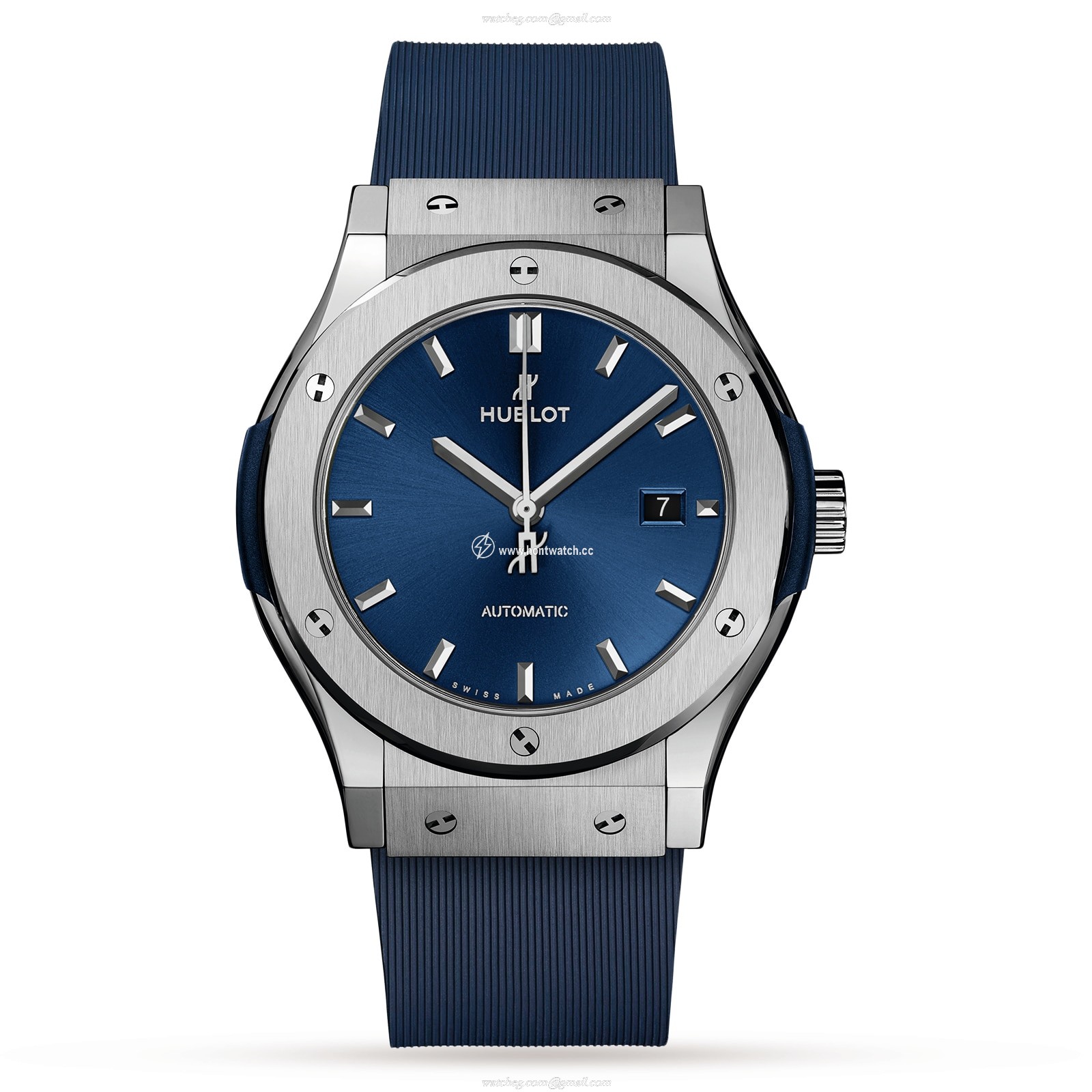 Hublot Classic Fusion Titanium Automatic Blue Watch - 42mm