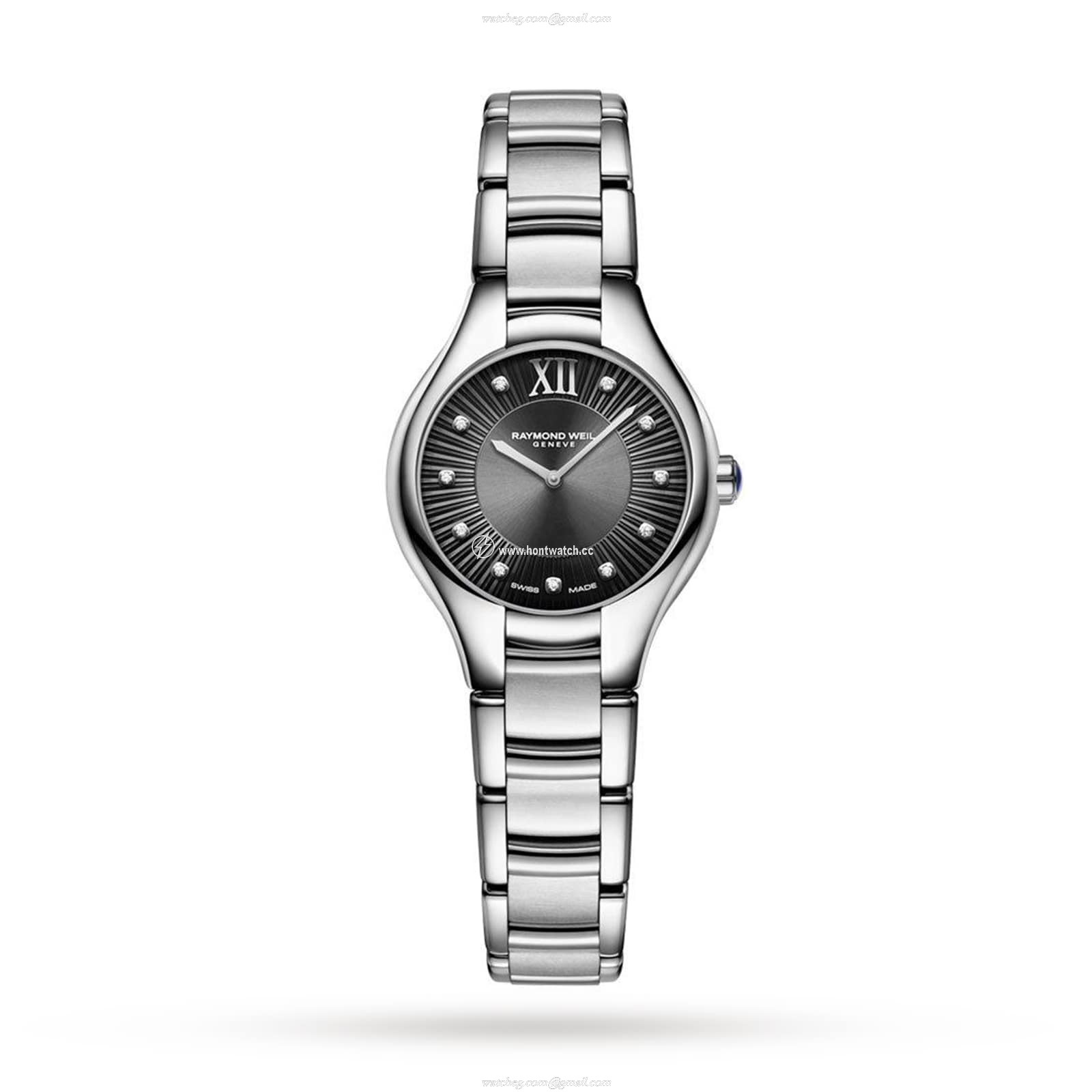 Raymond Weil Neomia 5124-ST-60181 | Quartz Black Dial | Diamond Markers