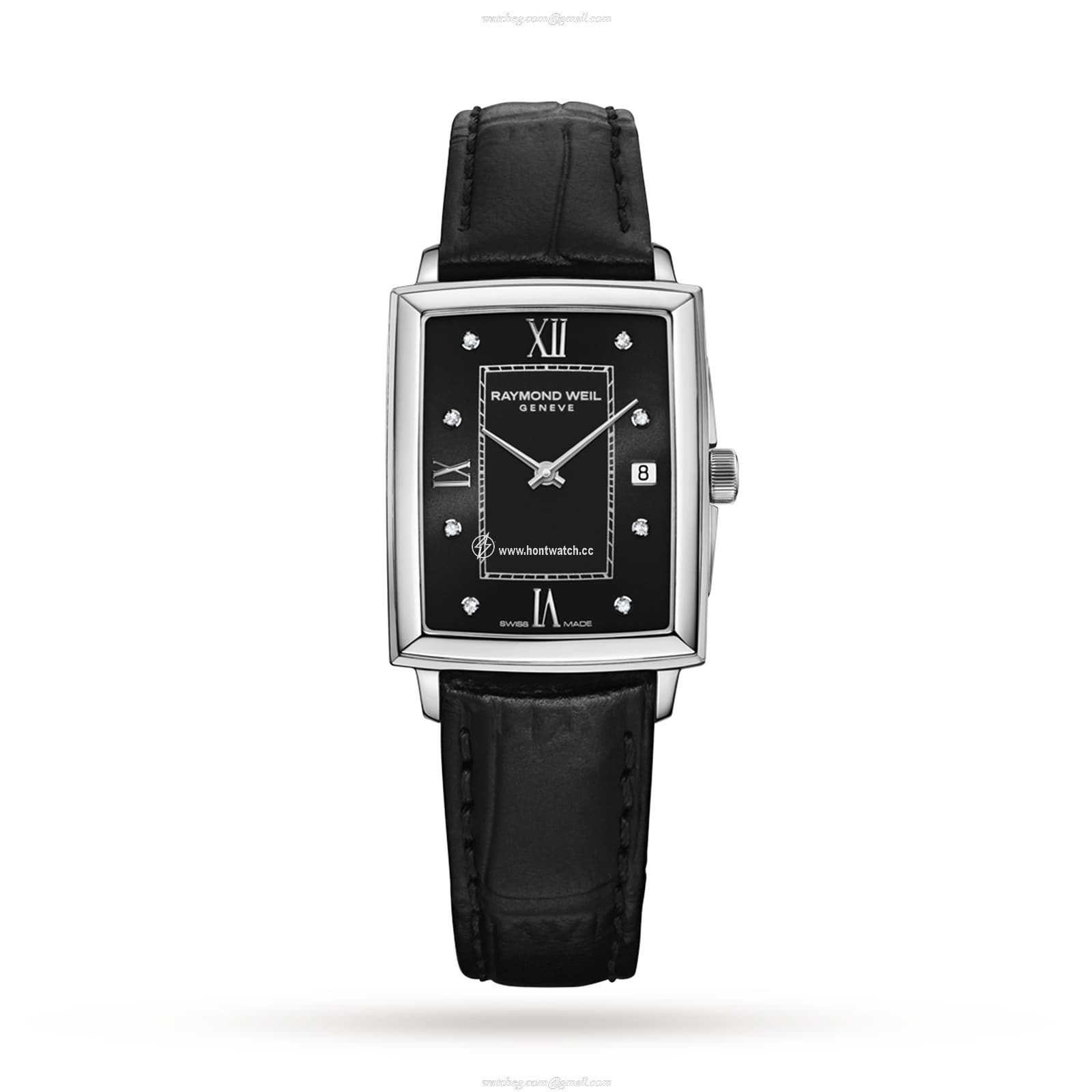 Raymond Weil Toccata Ladies Watch | 34mm Stainless Steel | Quartz Black Dial