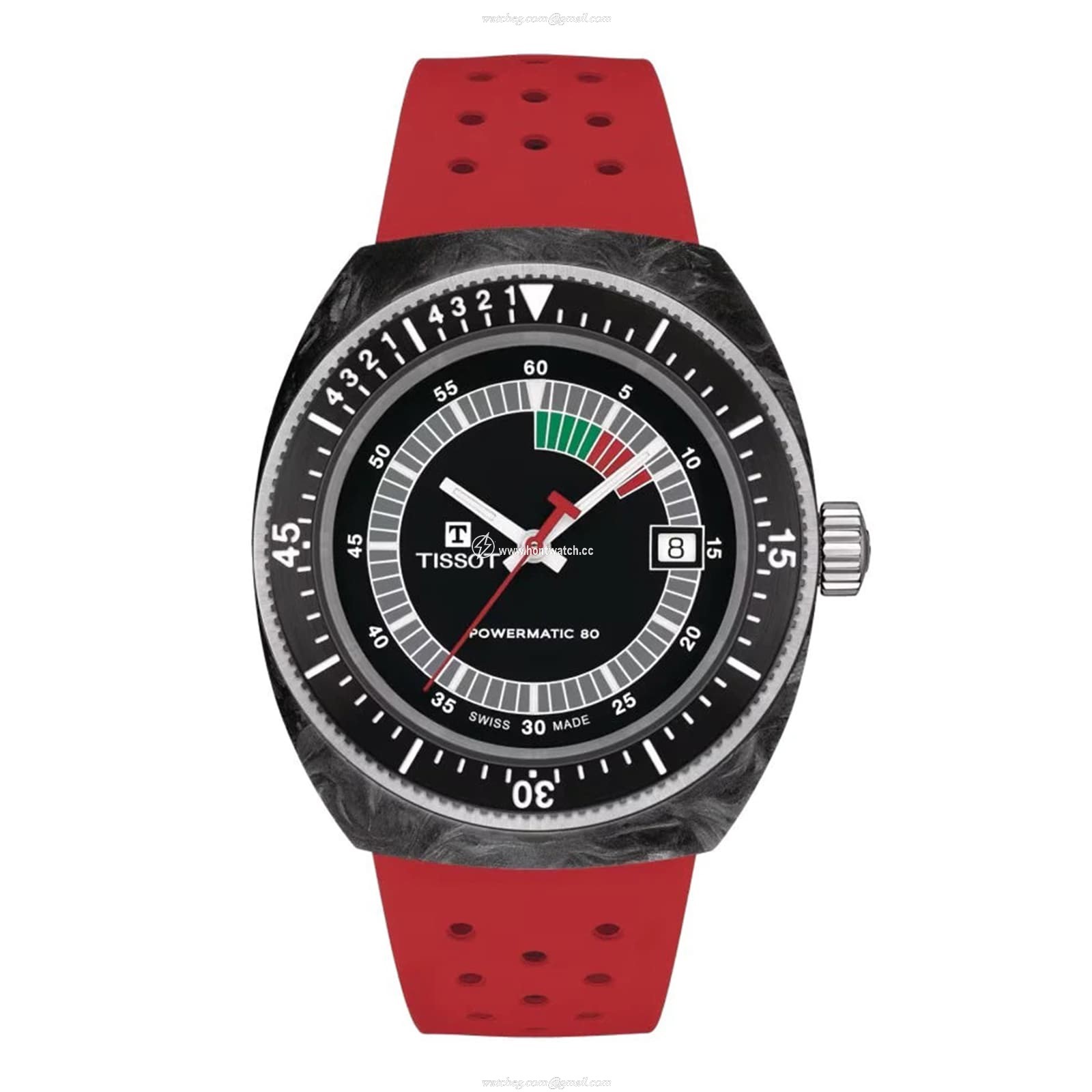 Tissot T-Sport T1454079705702 Automatic - 41mm Red Dial - Stainless Steel