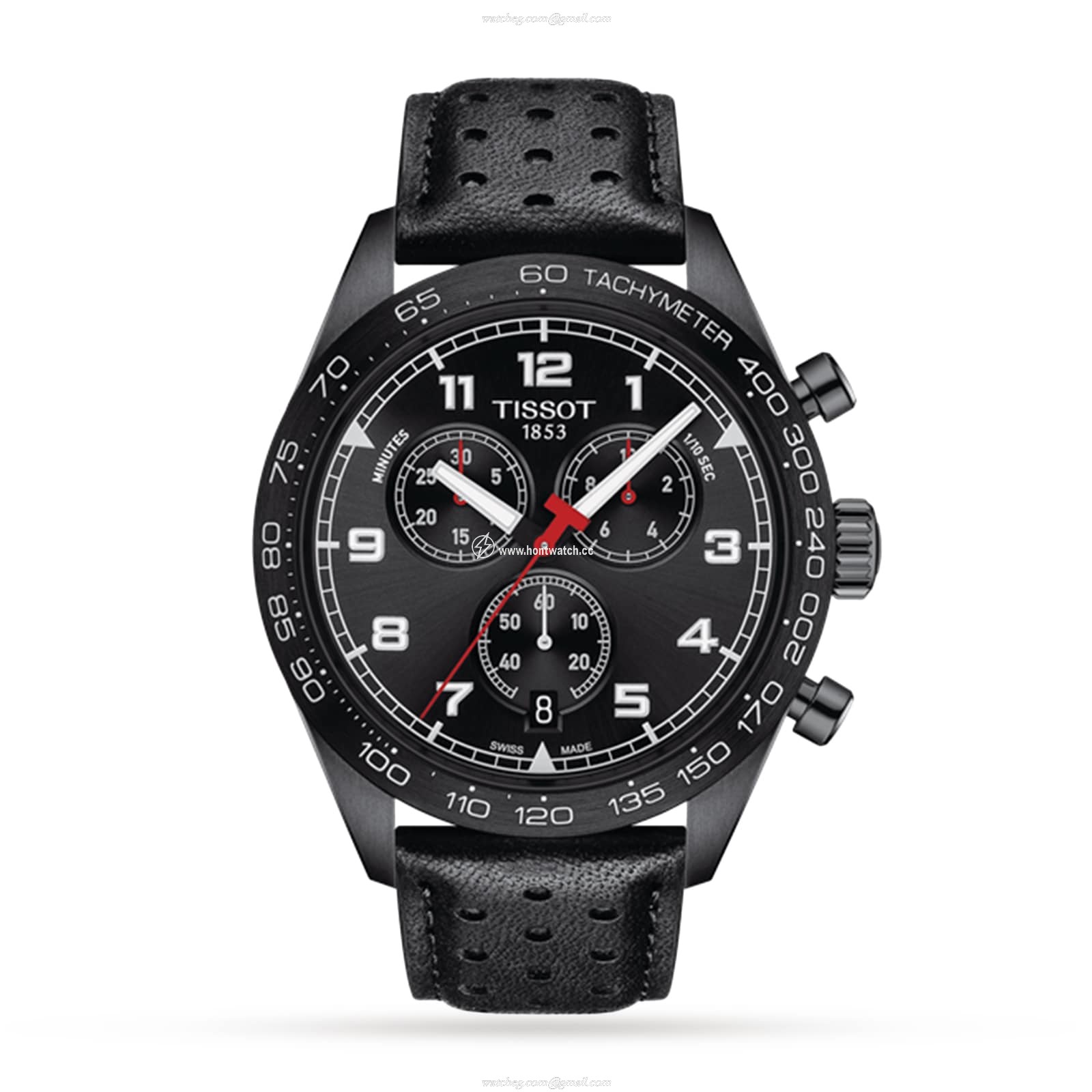 Tissot T-Sport PRS 516 Chronograph - 45mm Black Dial Stainless Steel Watch
