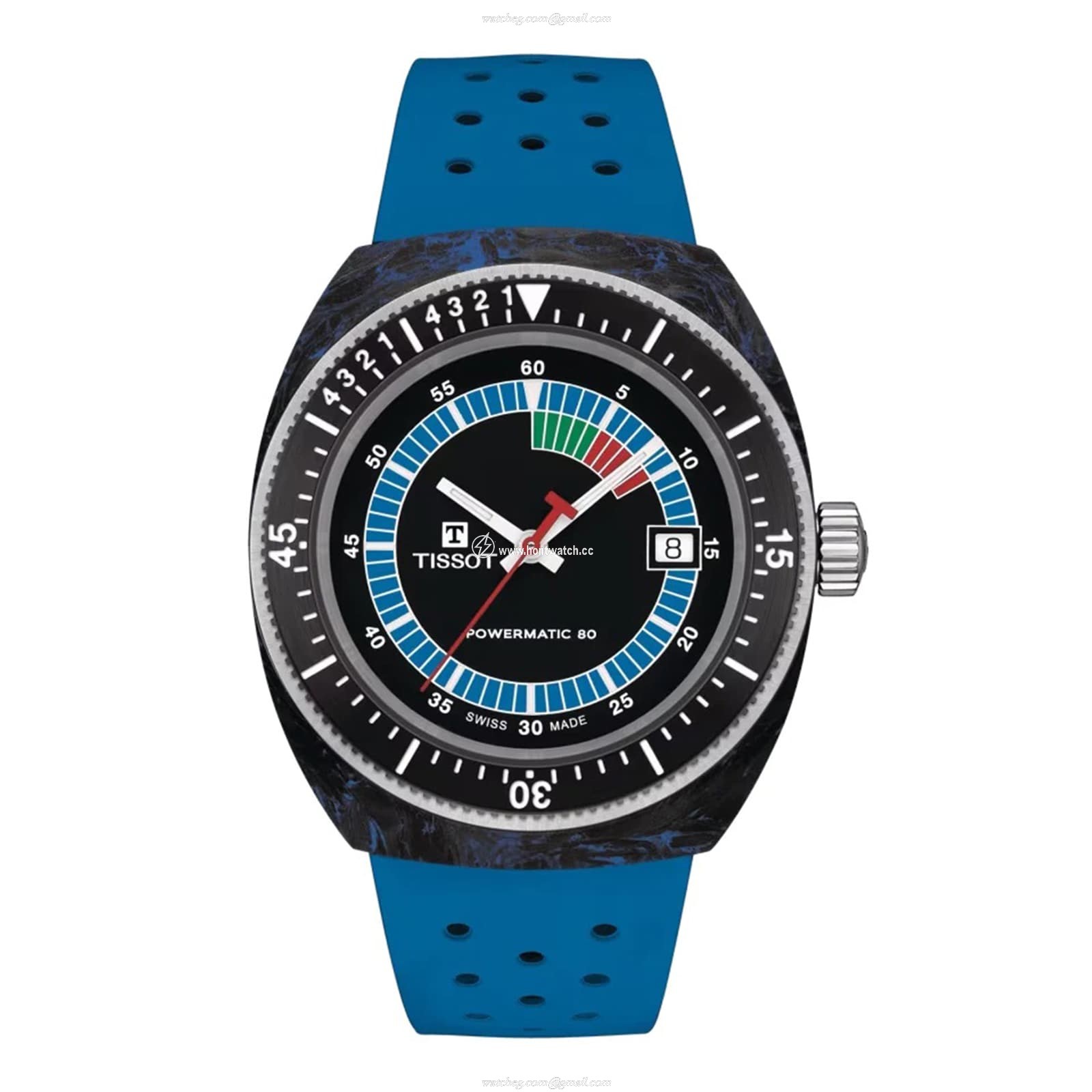Tissot T-Sport Automatic Blue Dial Watch - 41mm Stainless Steel