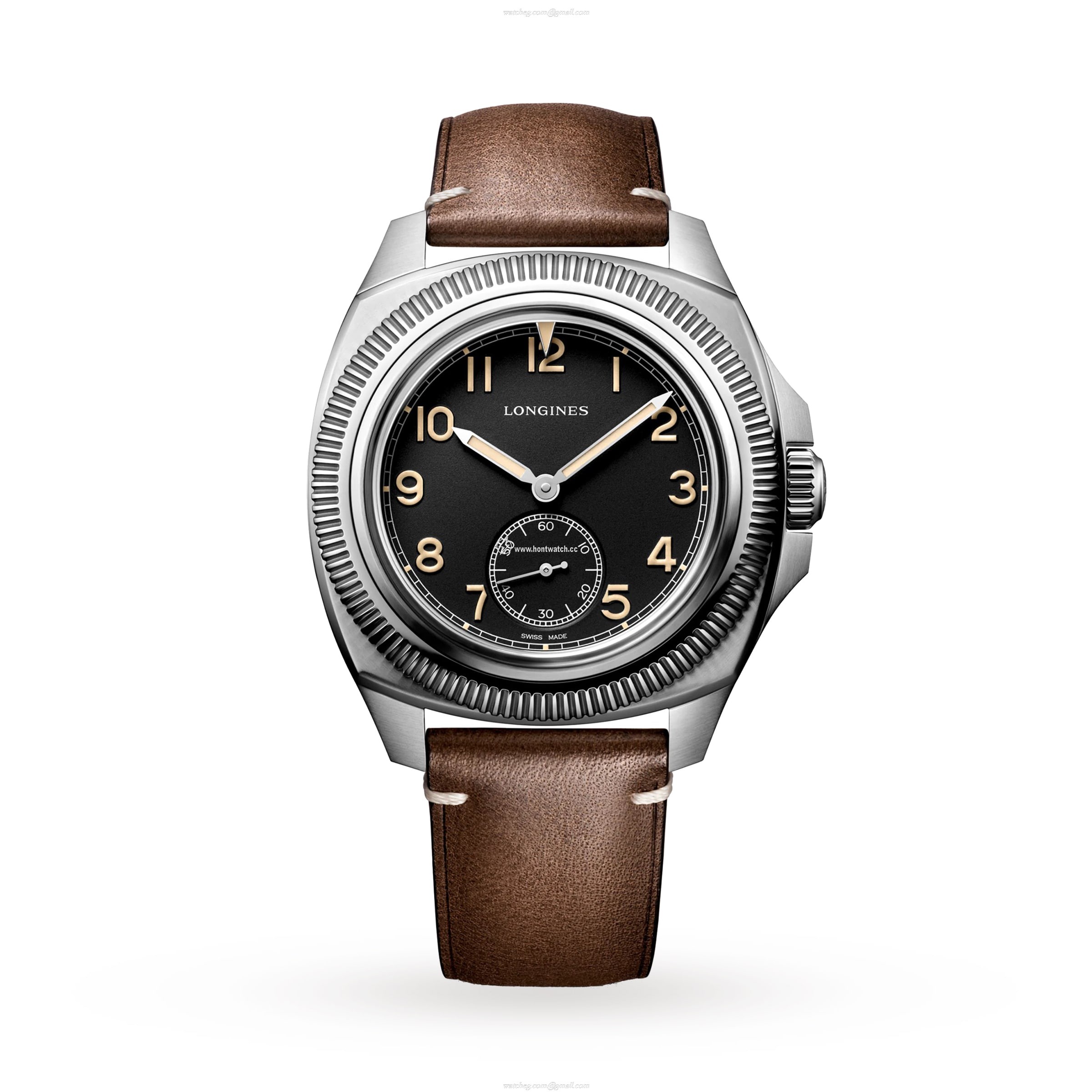 Longines Heritage Avigation L28384539 | 43mm Automatic Black Dial Watch