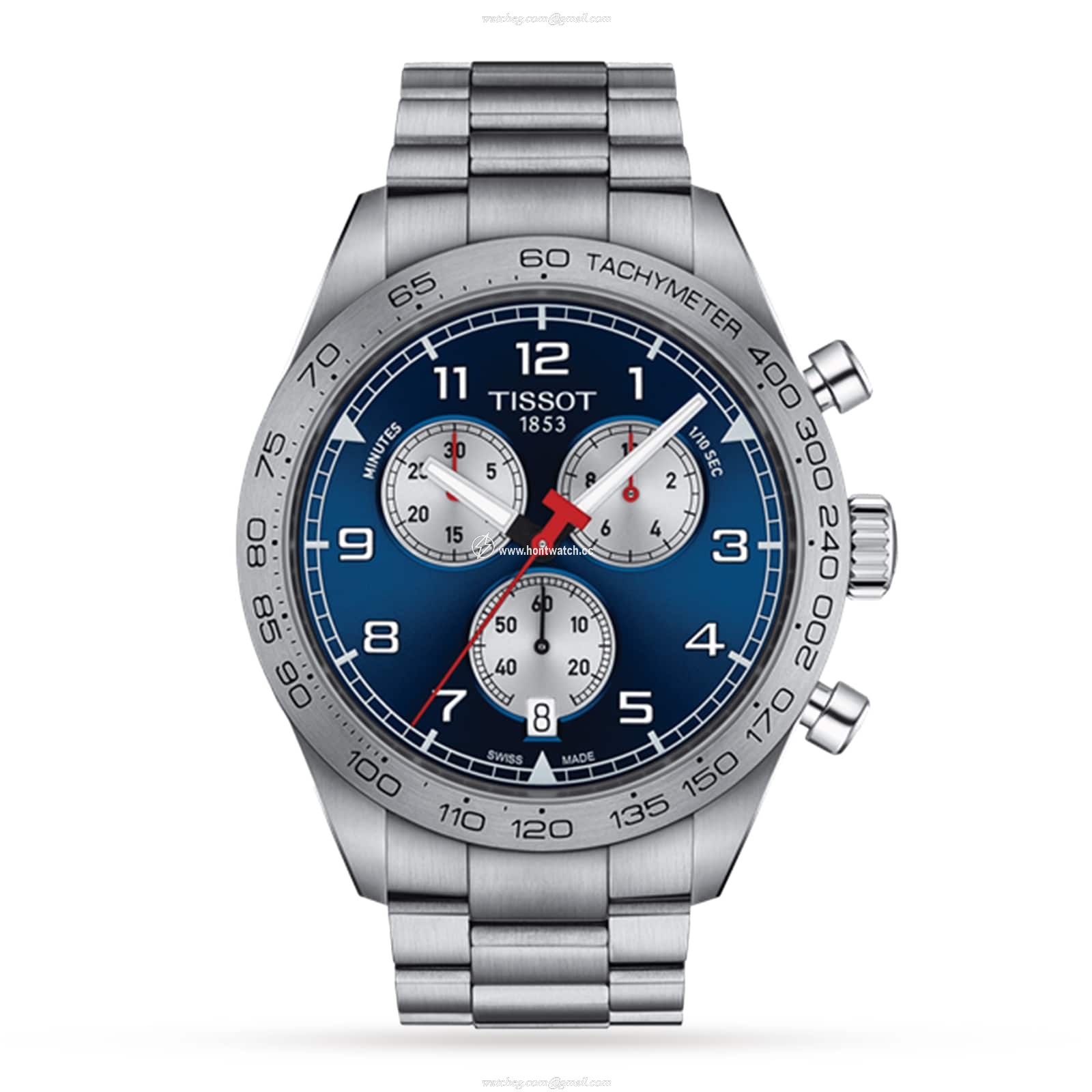 Tissot T-Sport Chronograph - 45mm Blue Dial Stainless Steel Quartz Watch