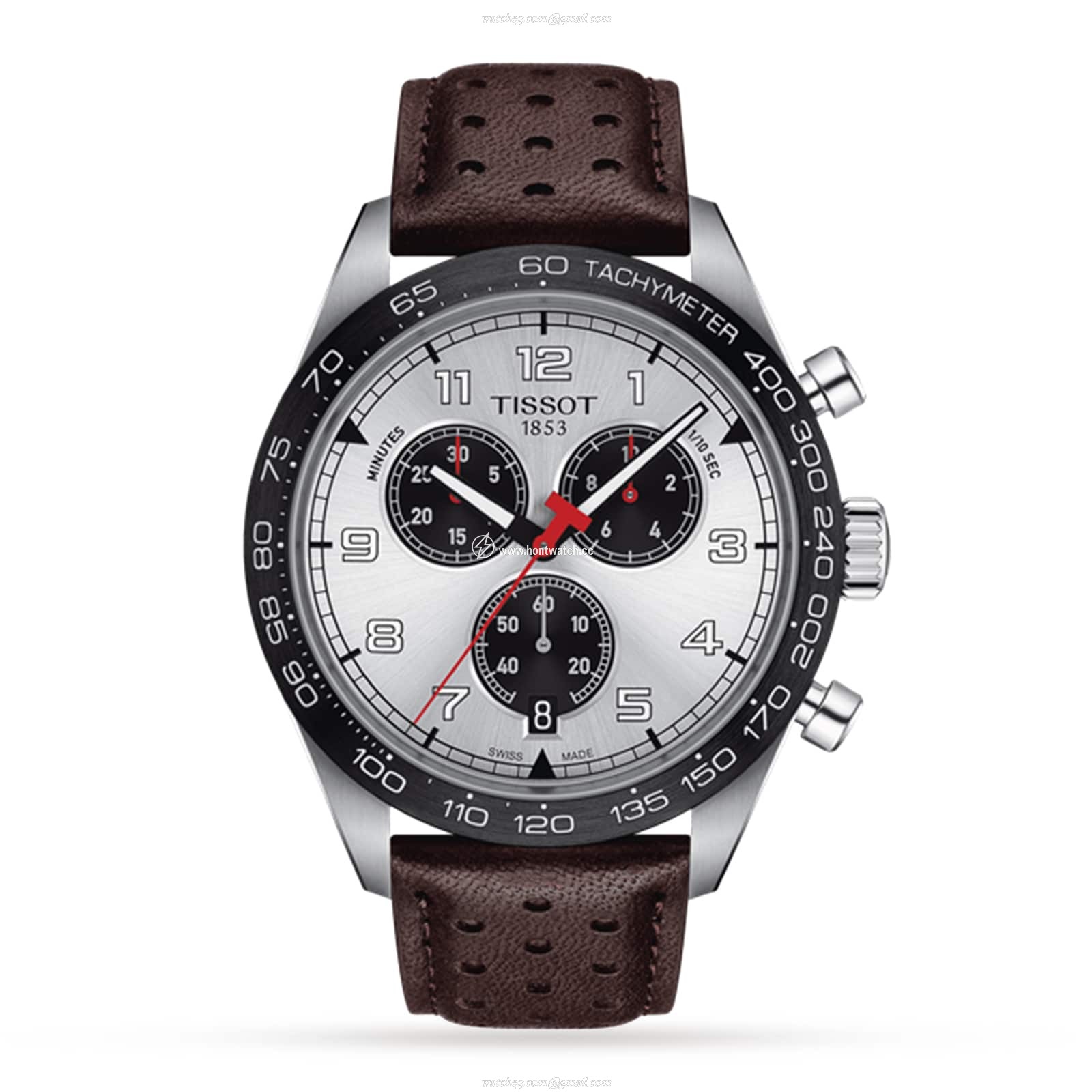 Tissot T-Sport PRS 516 Chronograph - 45mm Silver Dial - Quartz Watch