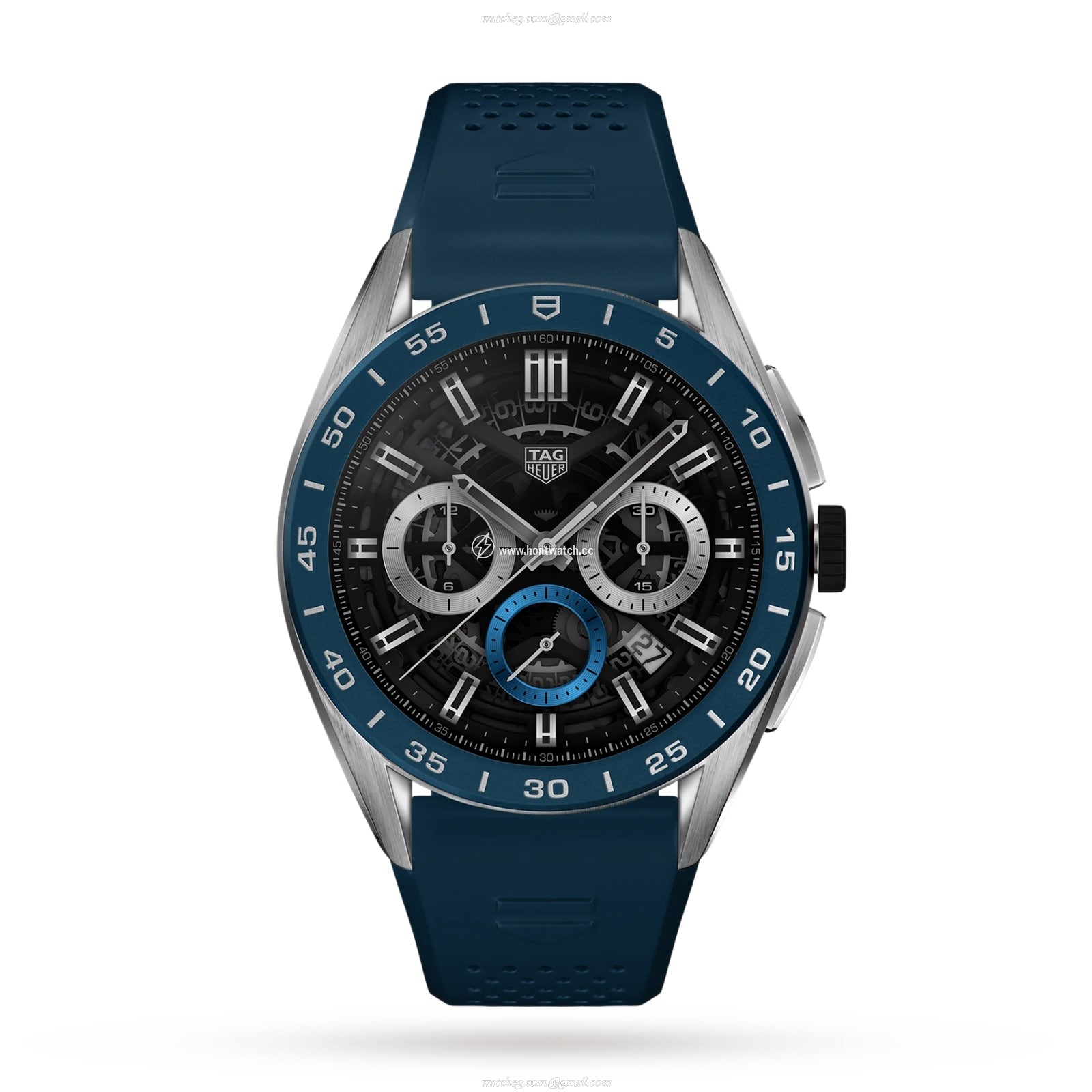 TAG Heuer Connected Smartwatch - 45mm Stainless Steel - Black Dial