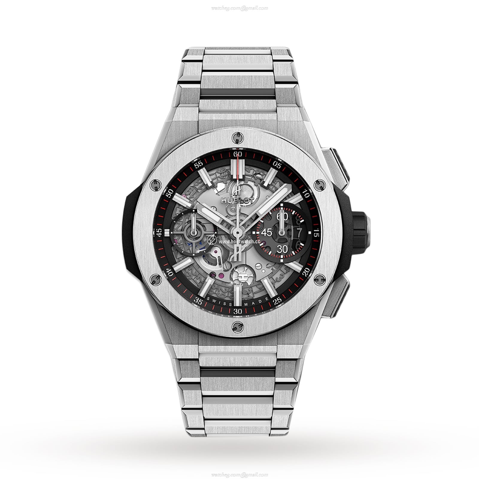 Hublot Big Bang 451.NX.1170.NX - 42mm Titanium Automatic Watch - Black Dial