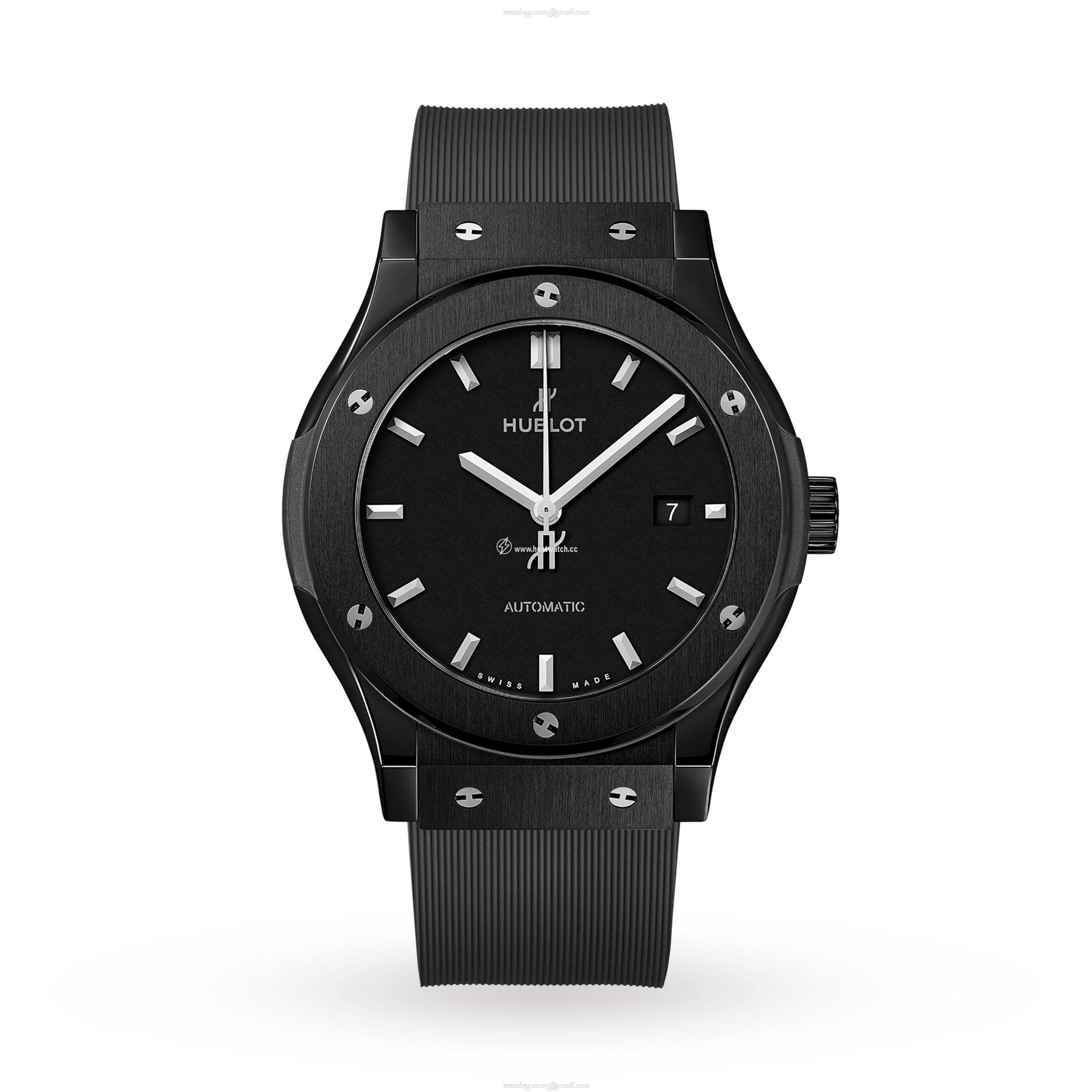 Hublot Classic Fusion 42mm Ceramic Automatic Black Watch - Replica