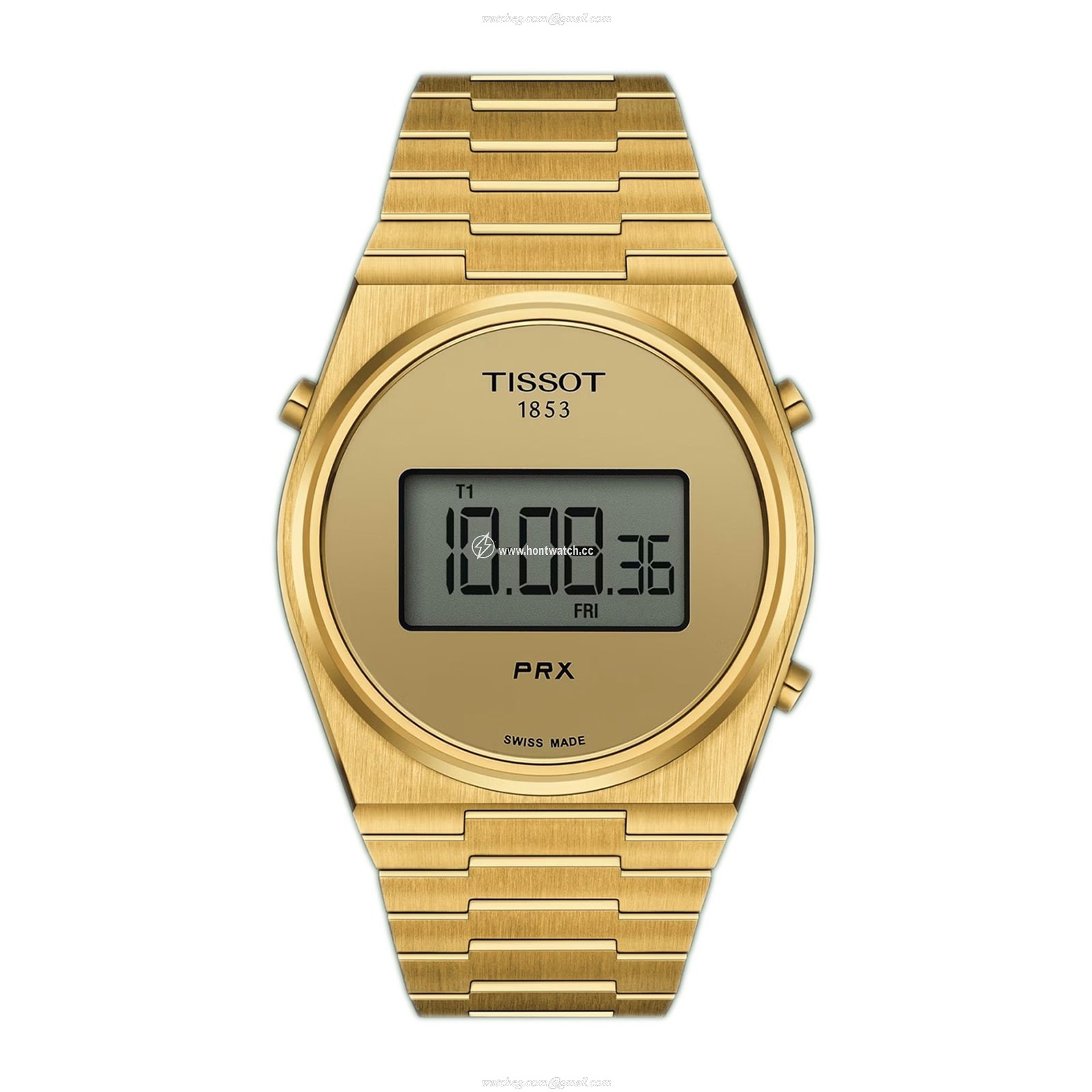 Tissot PRX T1374633302000 | 40mm Gold Dial Quartz Watch | Stainless Steel