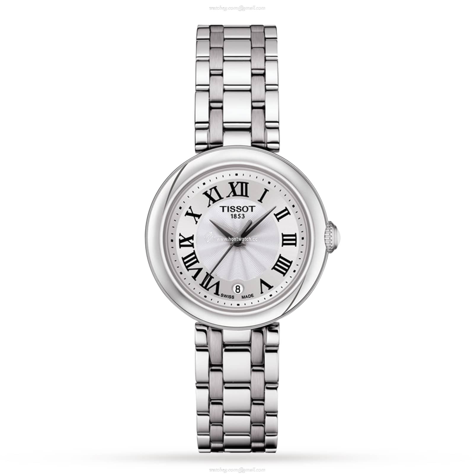 Tissot T-My Lady Silver Dial 26mm Stainless Steel Quartz Watch for Her
