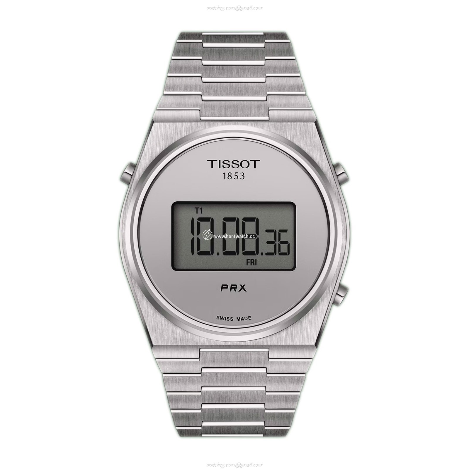 Tissot PRX Digital 40mm Silver Dial - Quartz Watch - Stainless Steel