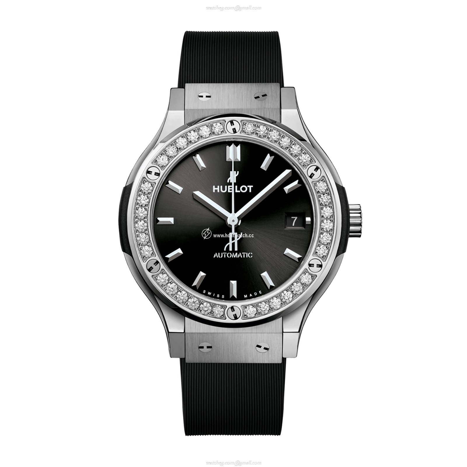 Hublot Classic Fusion Titanium Automatic Watch - 38mm Black Dial | Replica