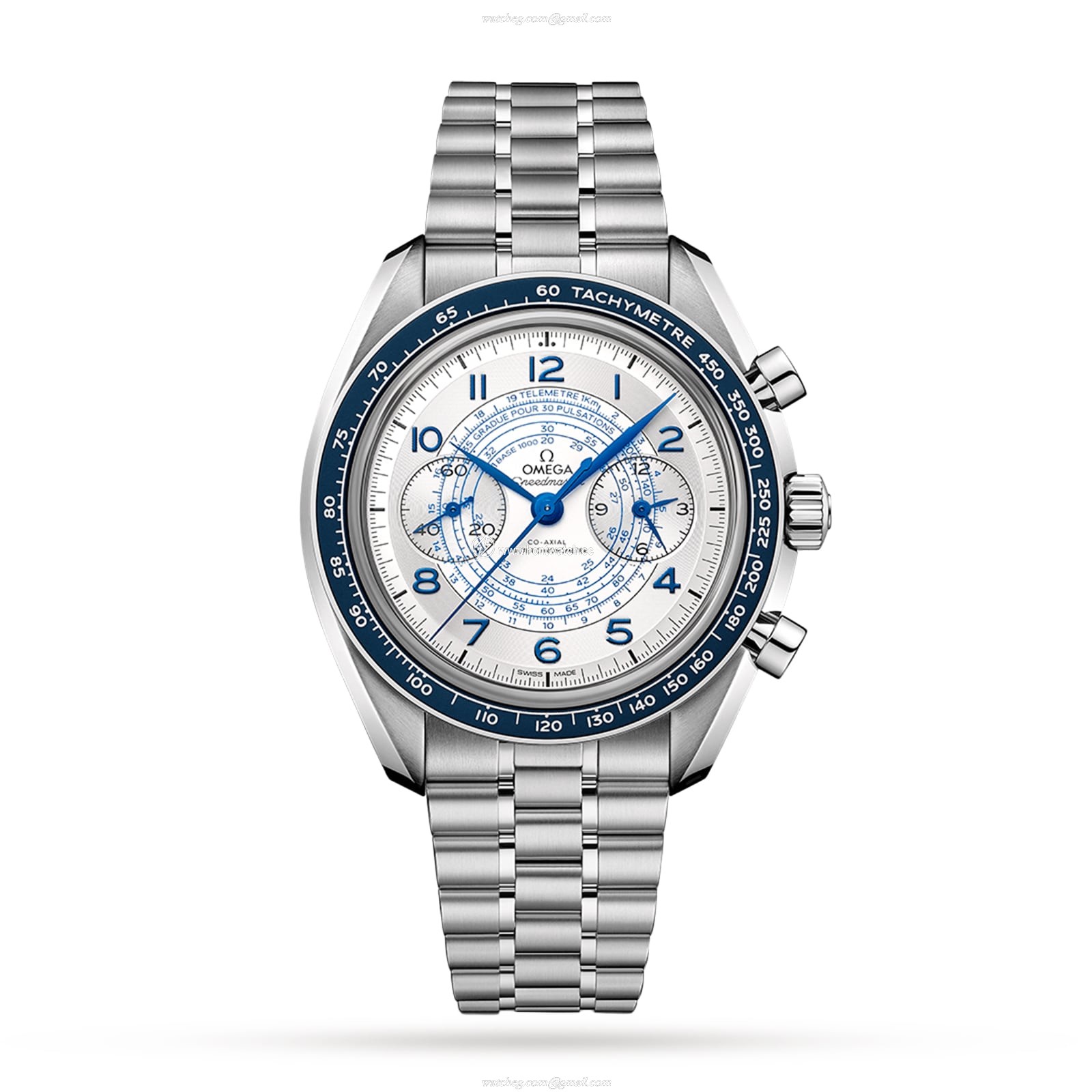 Omega Speedmaster Chronoscope | 43mm Stainless Steel | Manual Winding Silver Dial