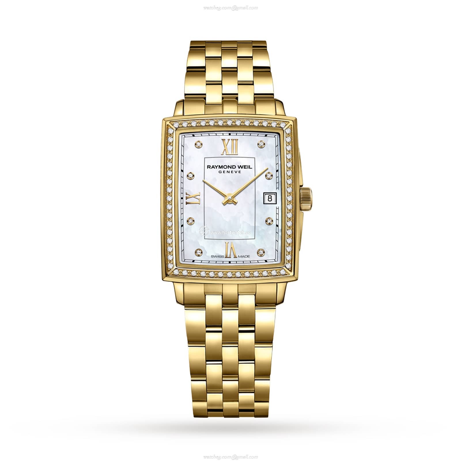 Raymond Weil Toccata Ladies Watch | 34mm Stainless Steel | Mother of Pearl Dial