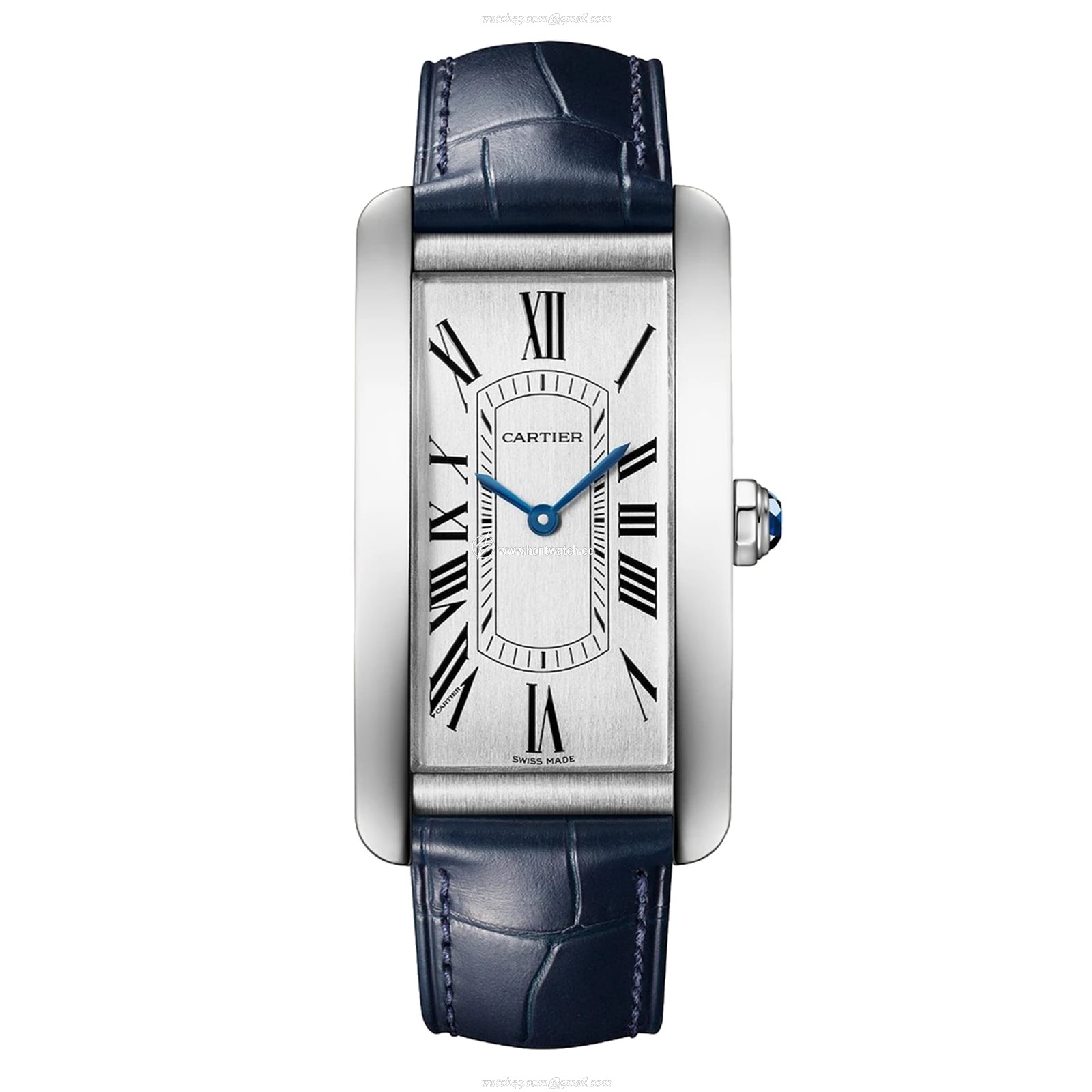Cartier Tank Americaine WSTA0083 Automatic Silver Dial Steel Watch