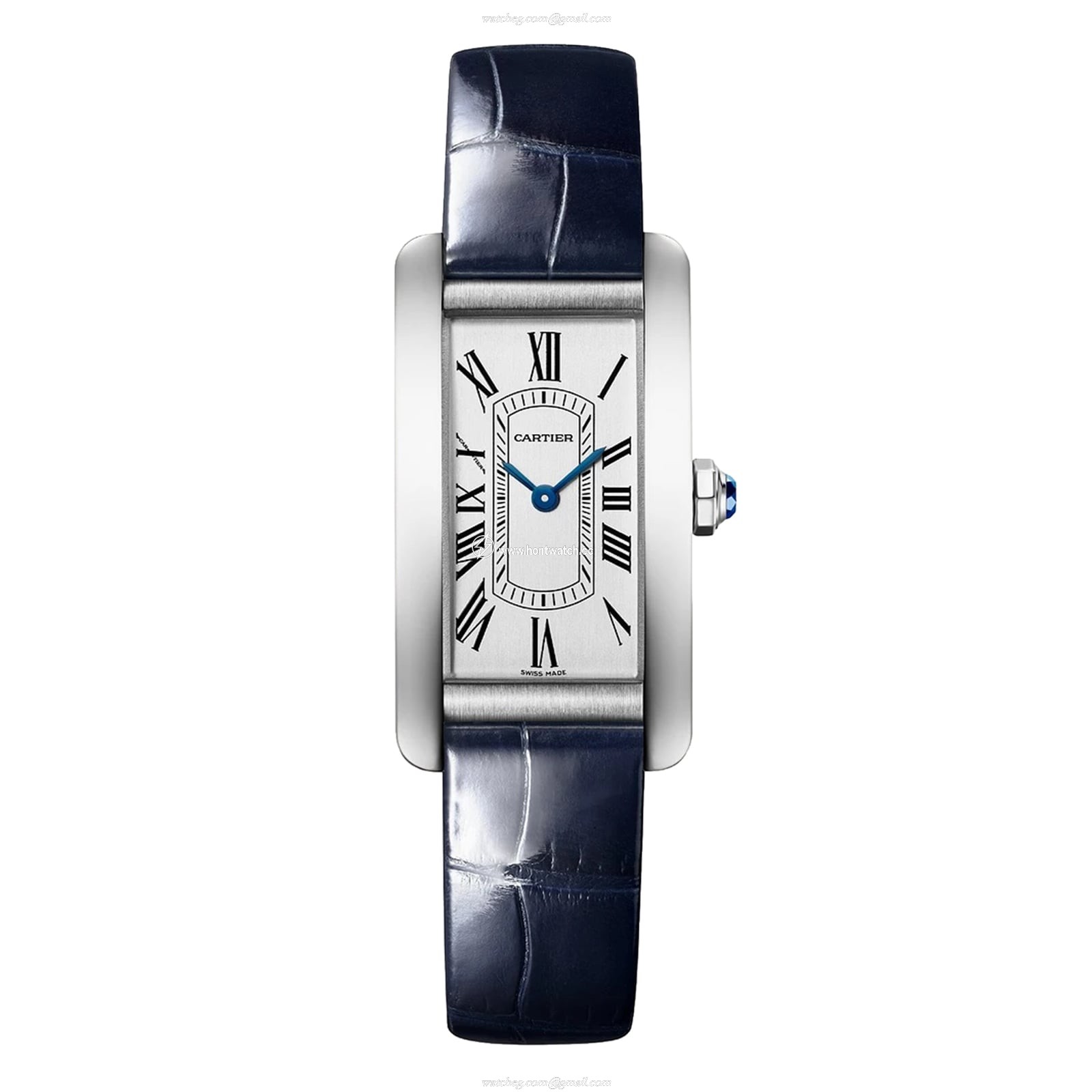 Cartier Tank Americaine WSTA0082 Steel Quartz Silver Dial Watch | 19.5mm