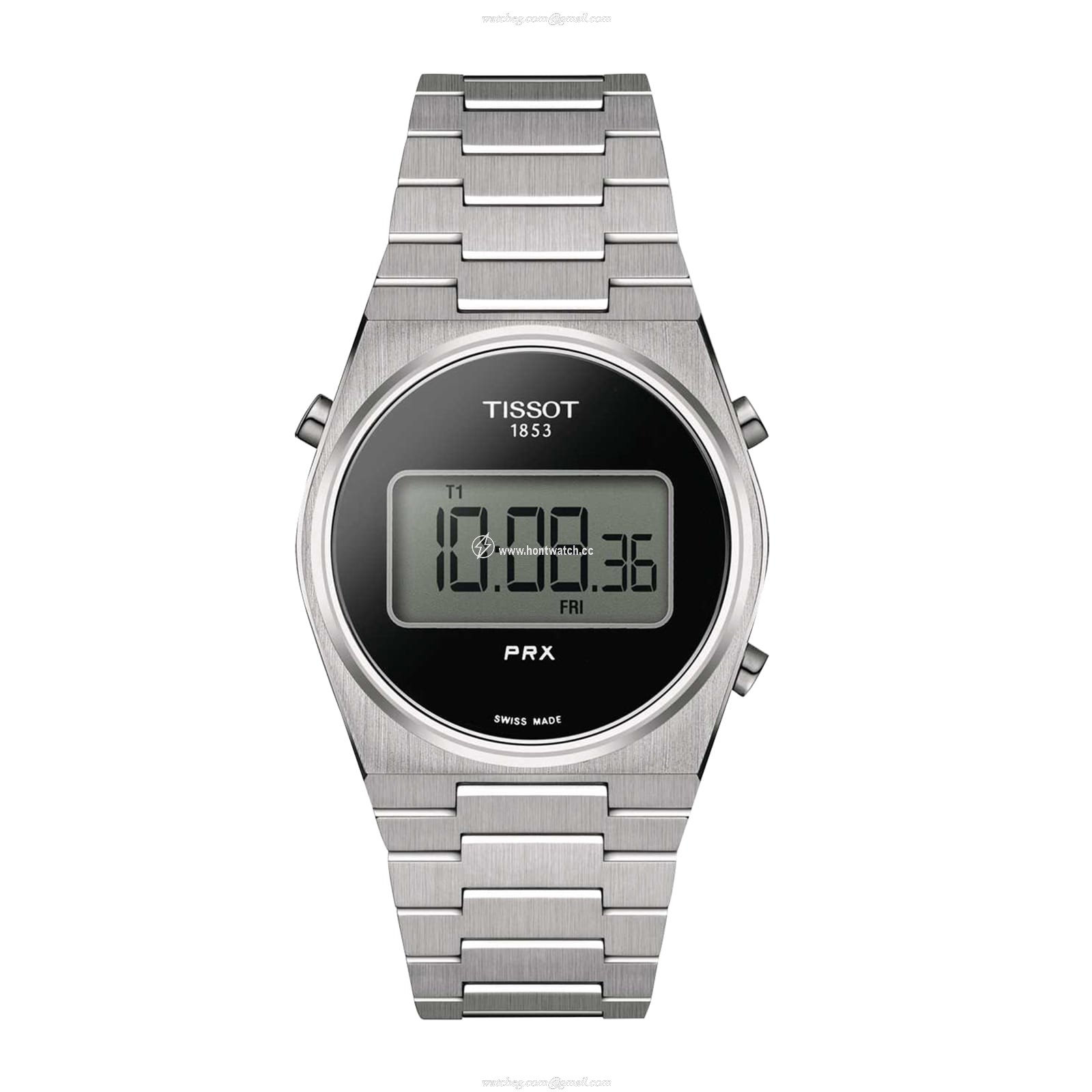 Tissot PRX Digital 35mm Quartz Watch - Black Dial - Stainless Steel