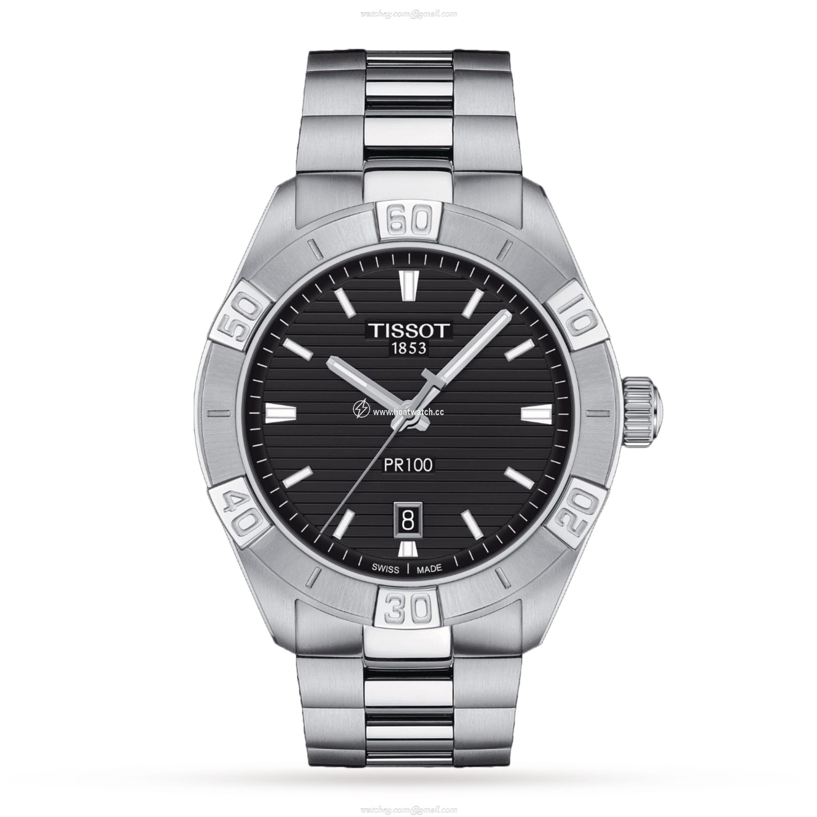Tissot T-Classic PR 100 Sport | 42mm Black Dial | Stainless Steel Quartz Watch