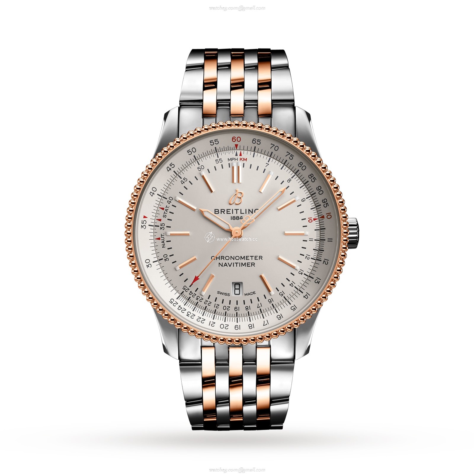 Breitling Navitimer 41mm Automatic Cream Dial Stainless Steel Watch