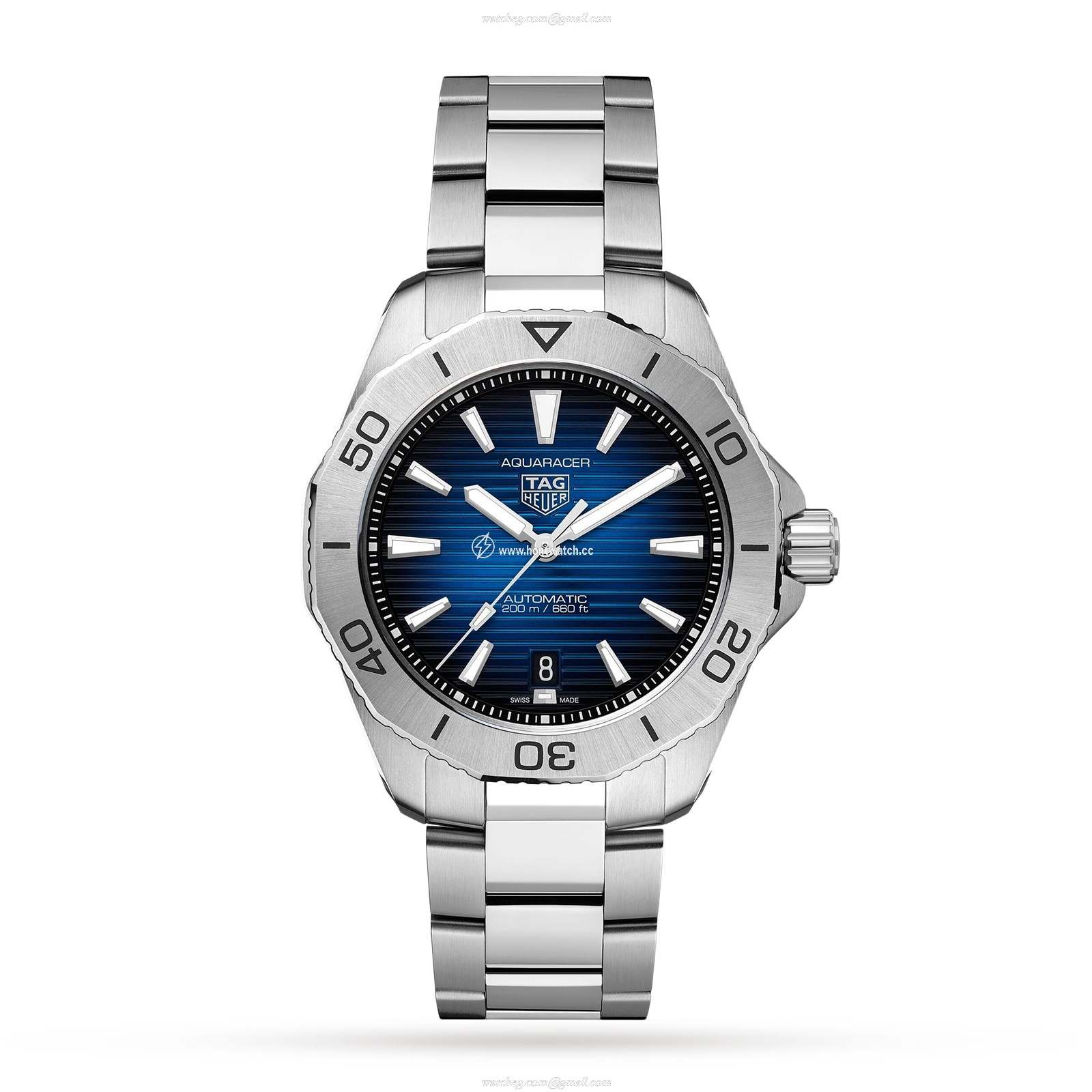 TAG Heuer Aquaracer WBP2111.BA0627 | 40mm Blue Automatic Watch | 200M